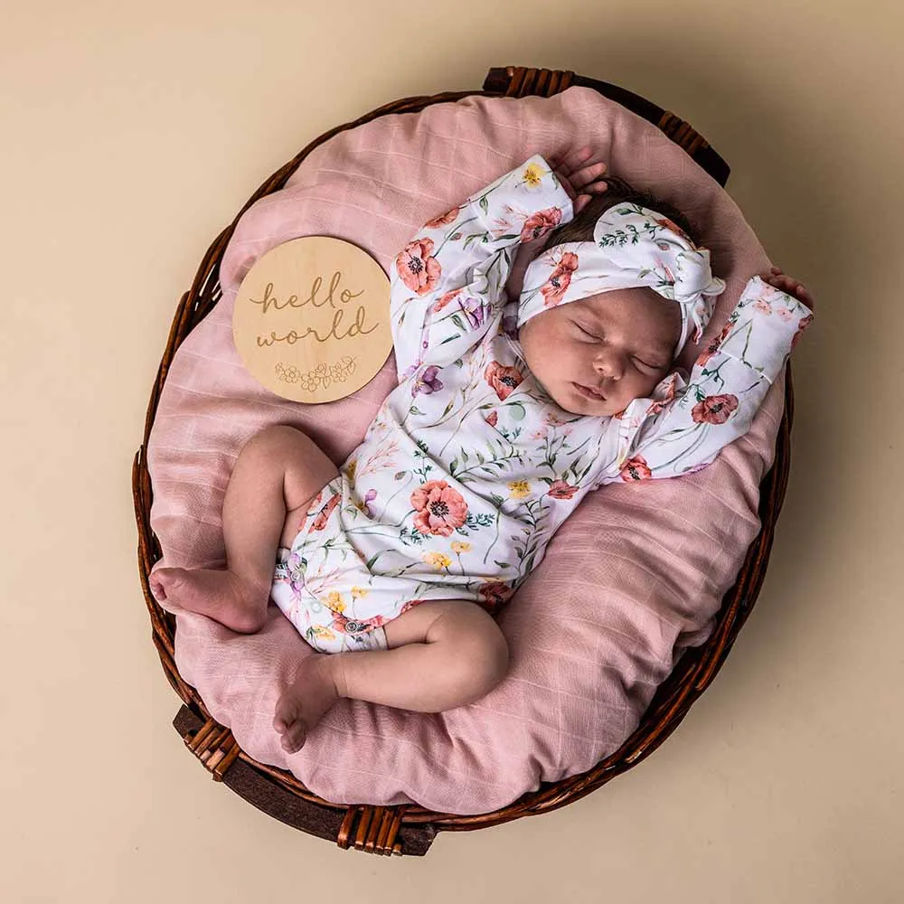 Meadow Long Sleeve Organic Bodysuit
