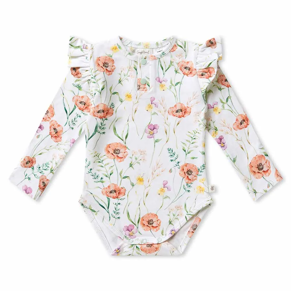 Meadow Long Sleeve Organic Bodysuit