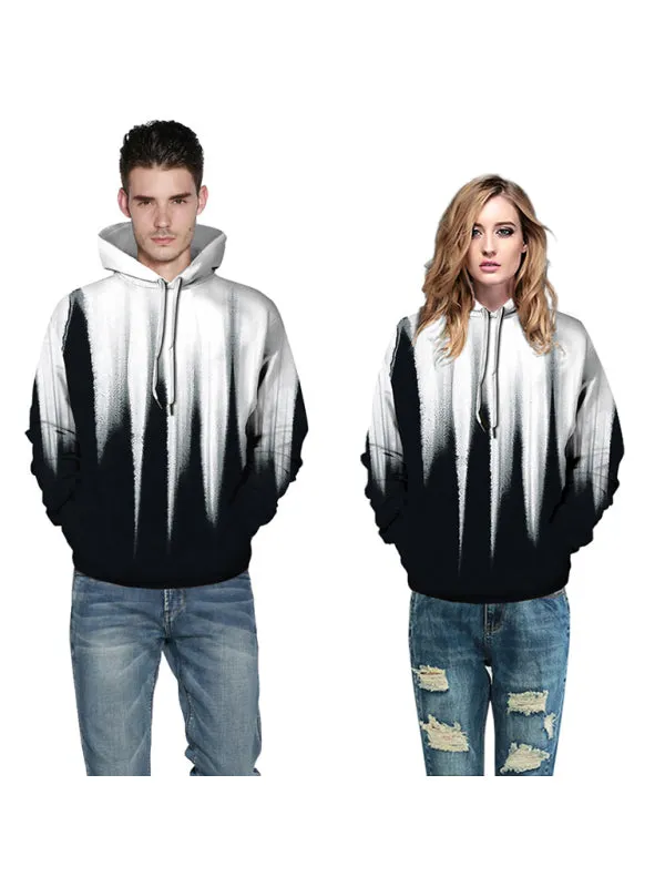 Men's Horror Gradient Knit Hoodie