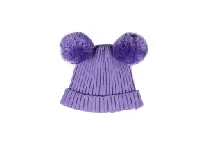 Mini Rodini, Baby Girls Pom Pom Beanie, 3-6 Months