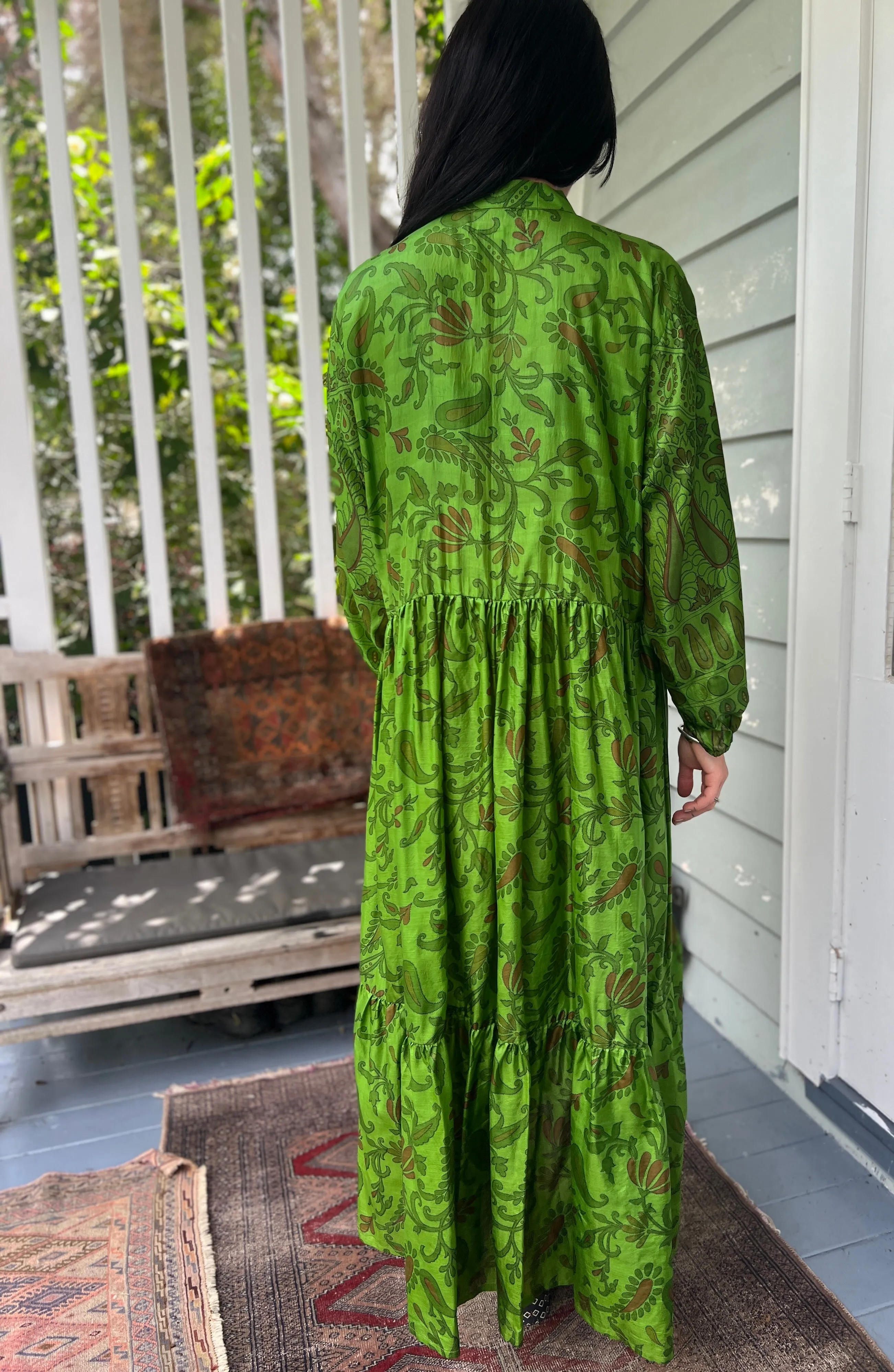 Moonlight Dress - Apple Green (L)