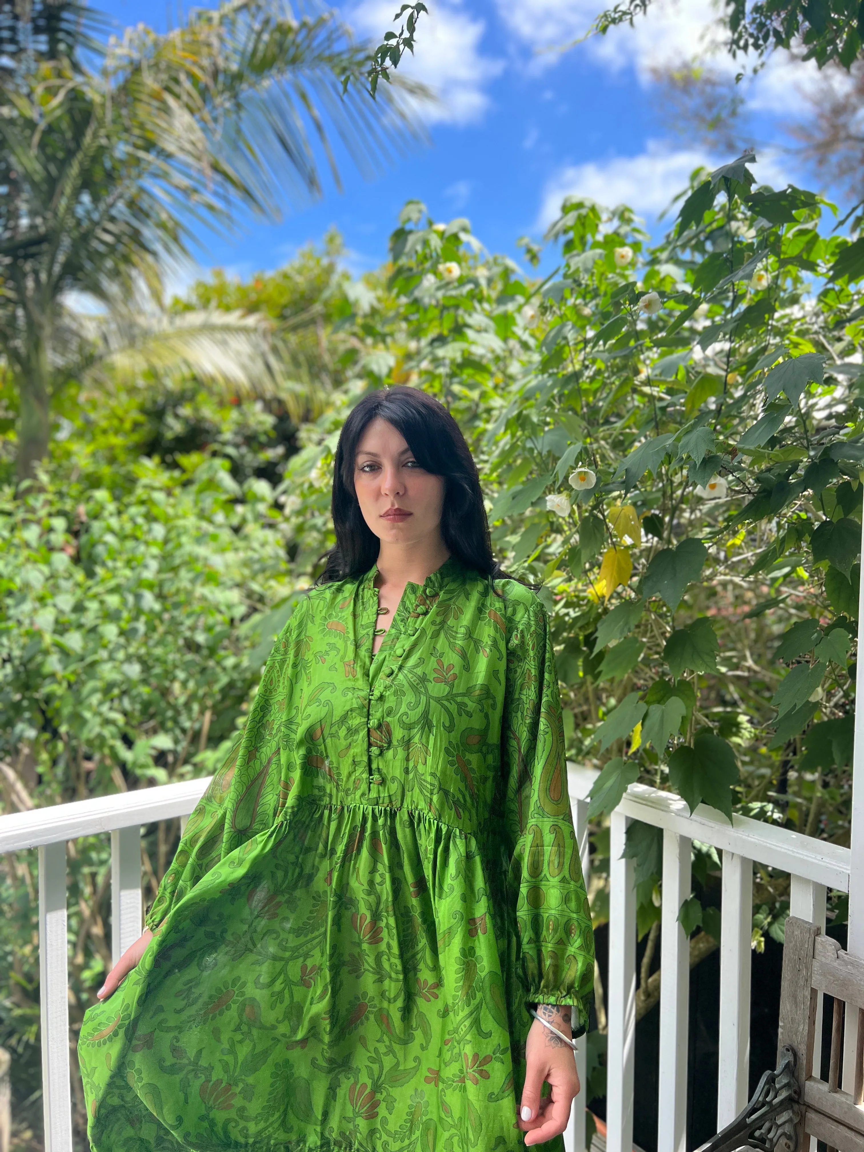 Moonlight Dress - Apple Green (L)