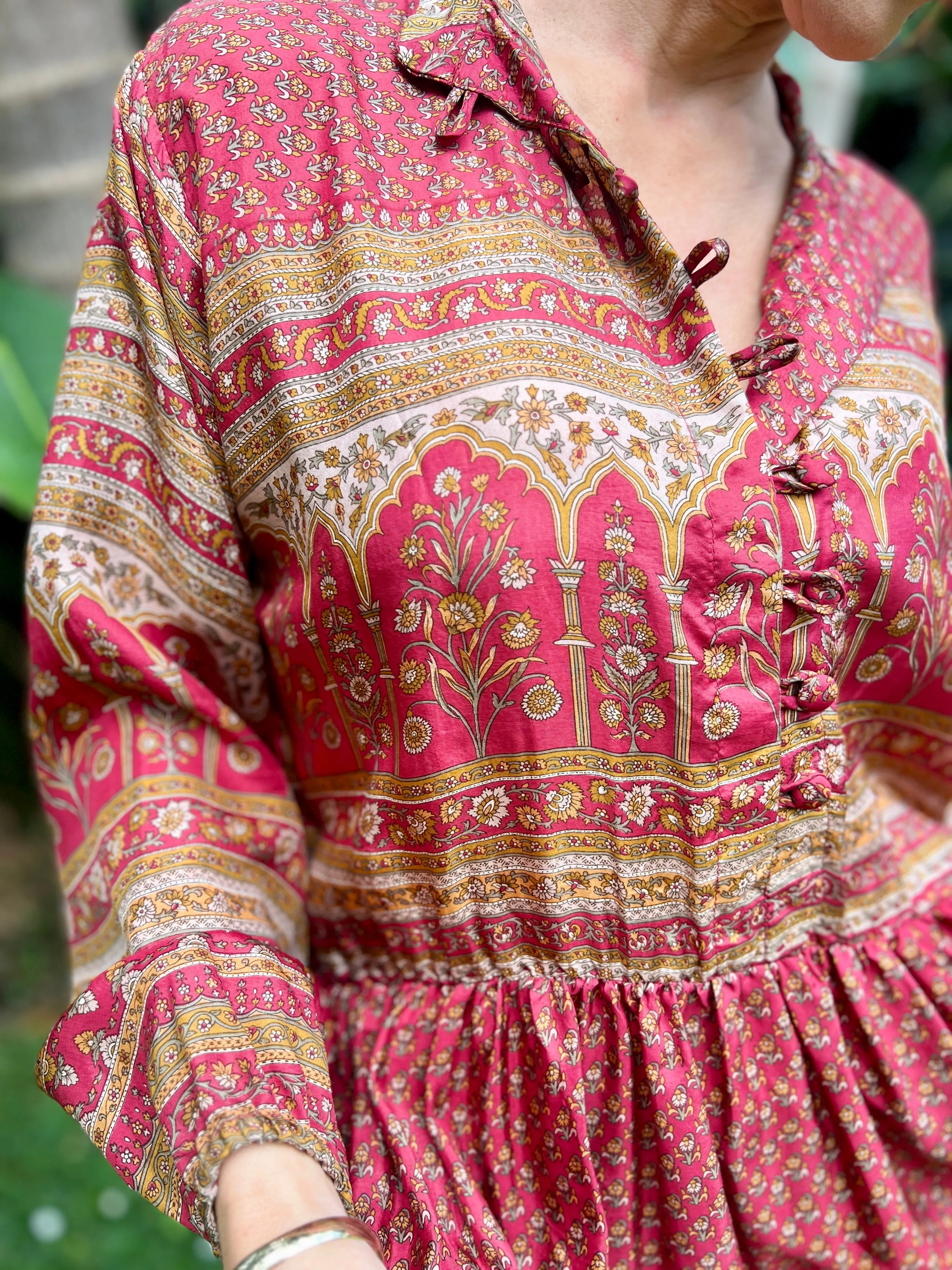 Moonlight Dress - Deep Red (S)
