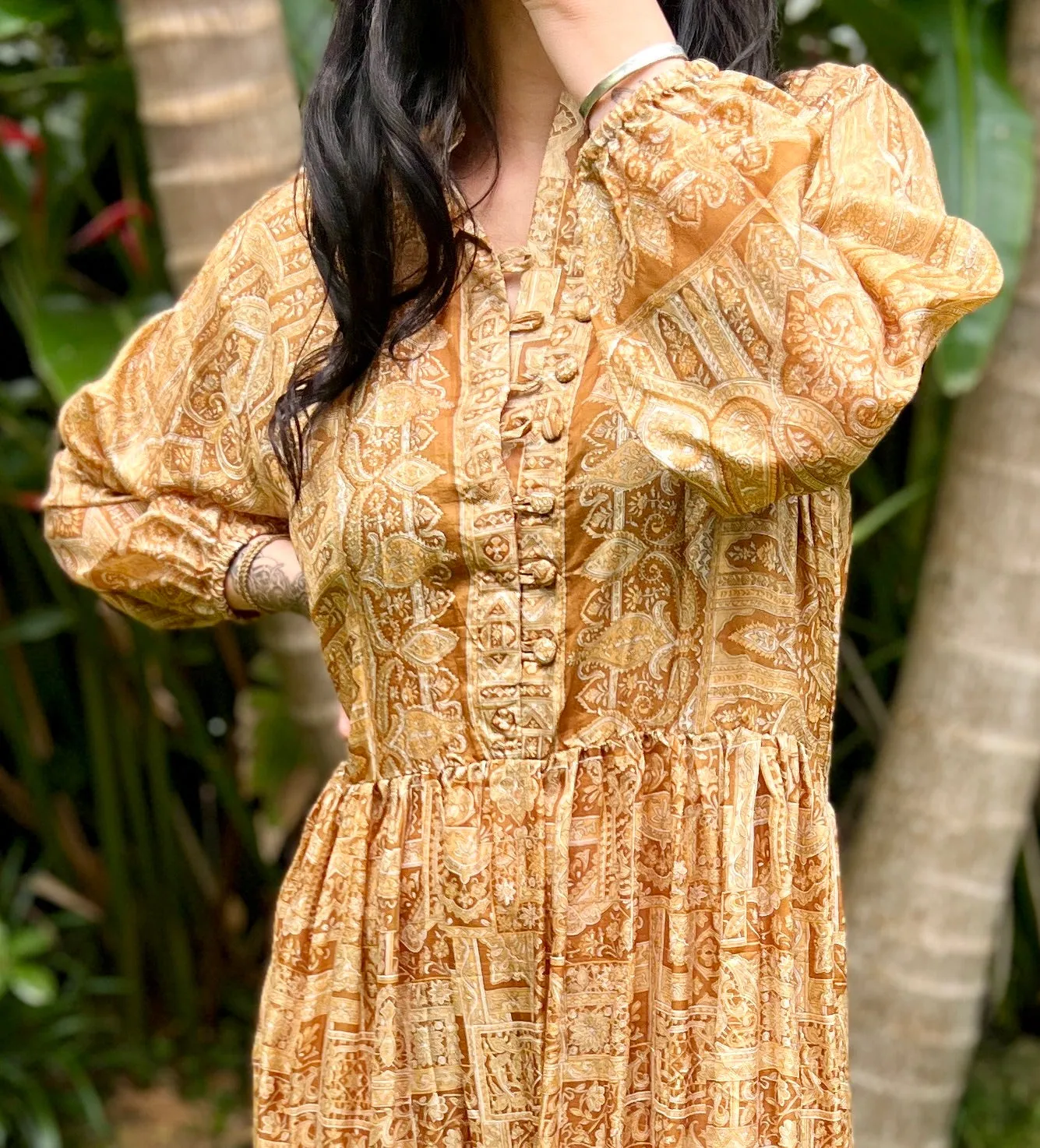 Moonlight Dress - Golden Coffee (S)