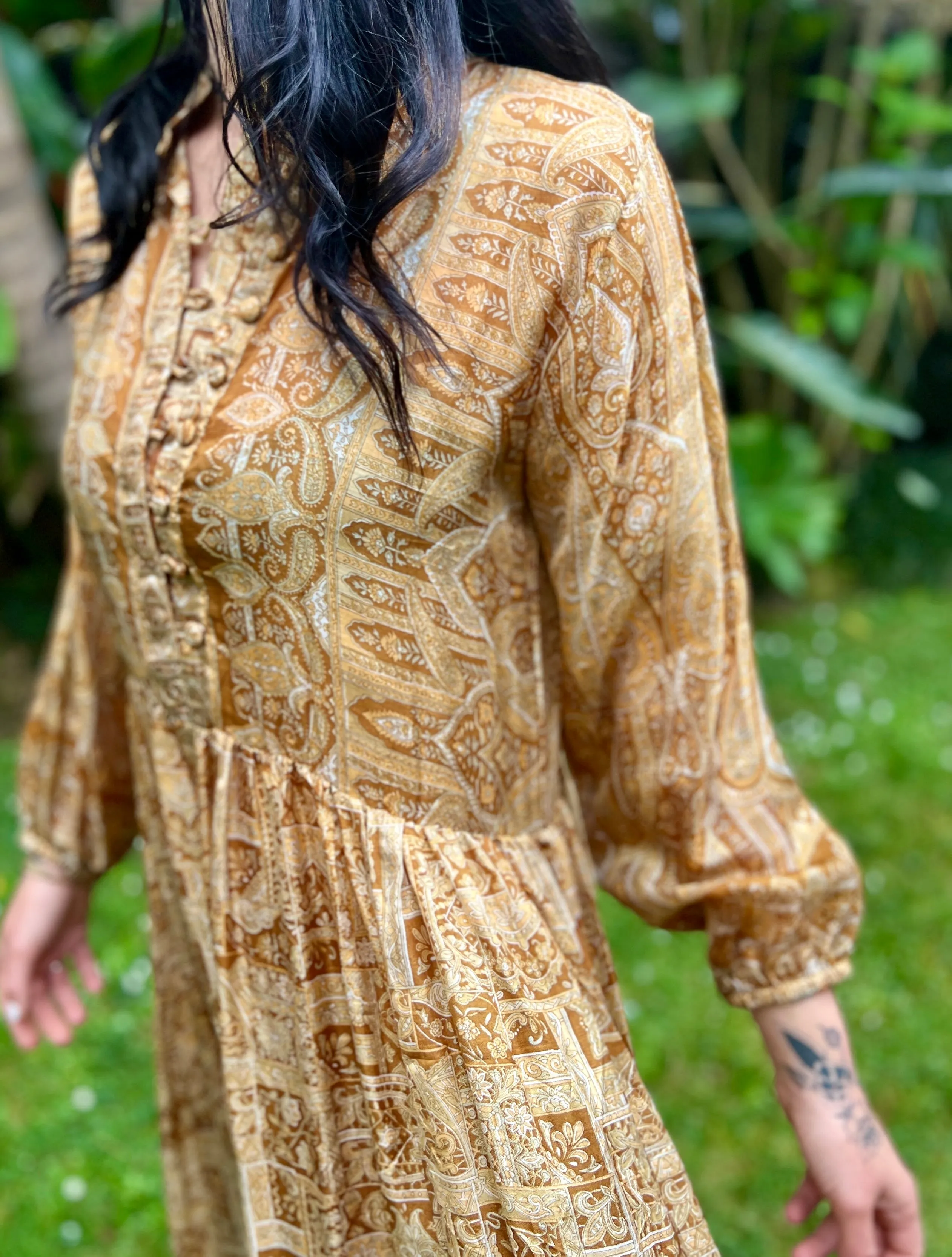 Moonlight Dress - Golden Coffee (S)