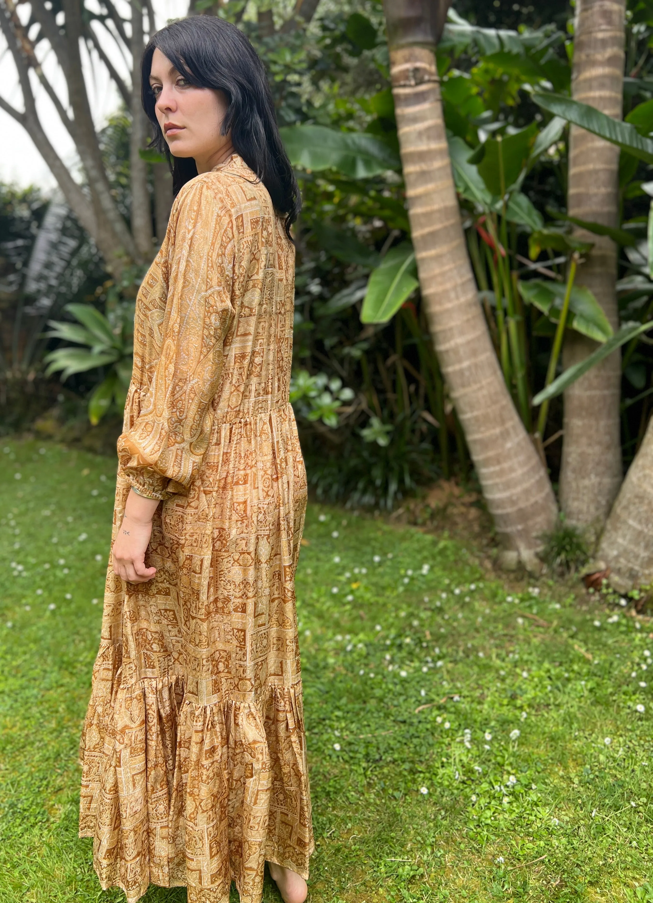 Moonlight Dress - Golden Coffee (S)