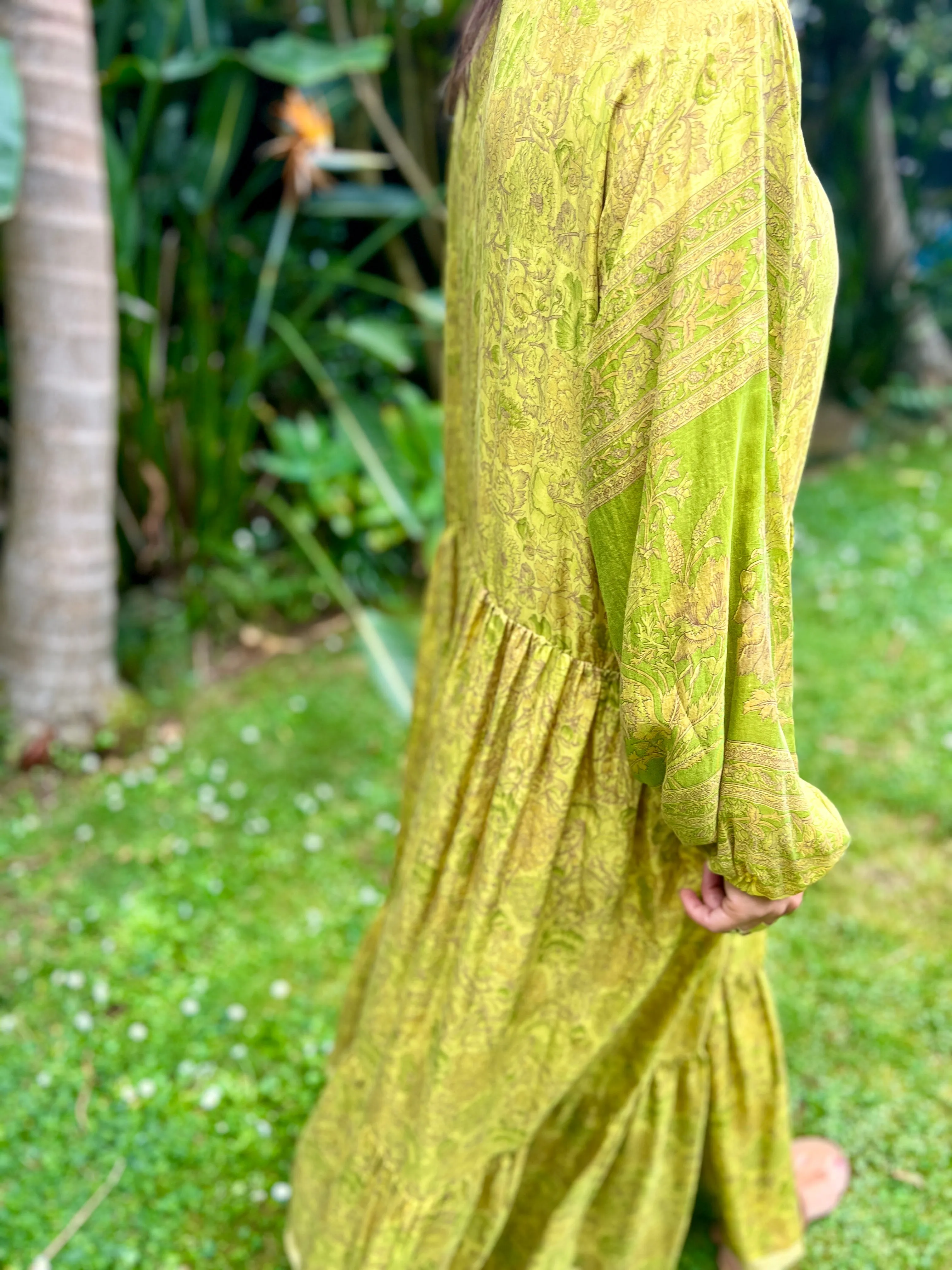 Moonlight Dress - Golden Lime (M)