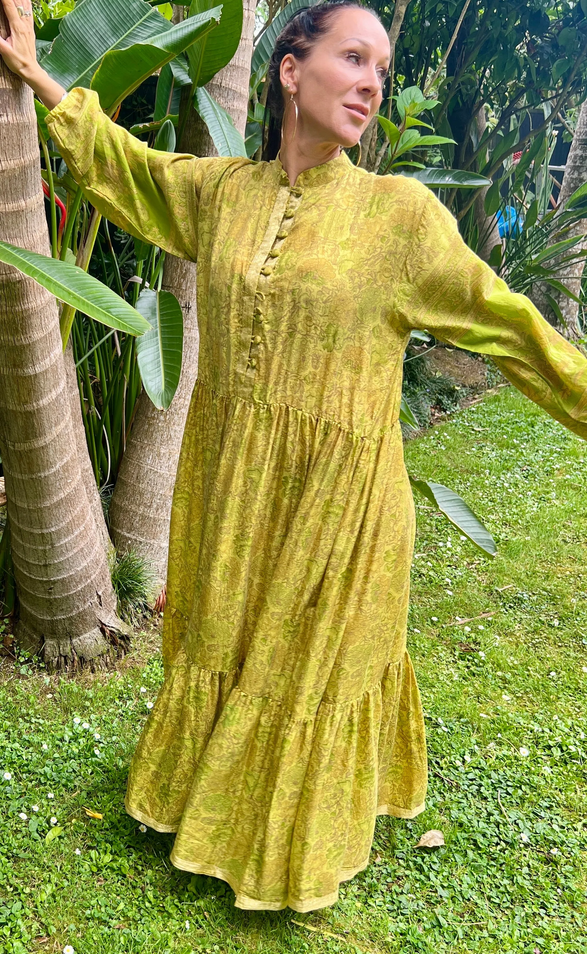 Moonlight Dress - Golden Lime (M)