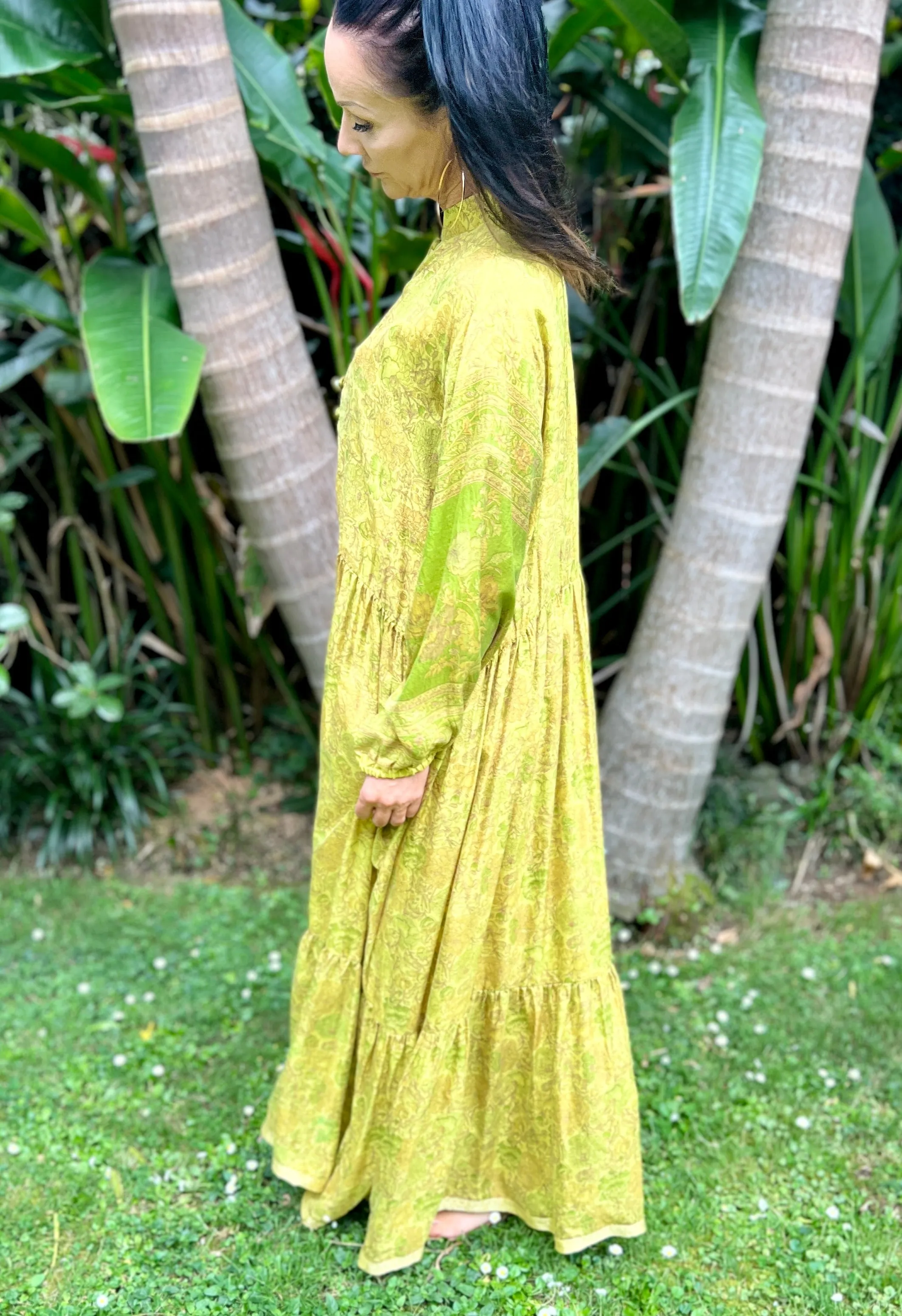 Moonlight Dress - Golden Lime (M)