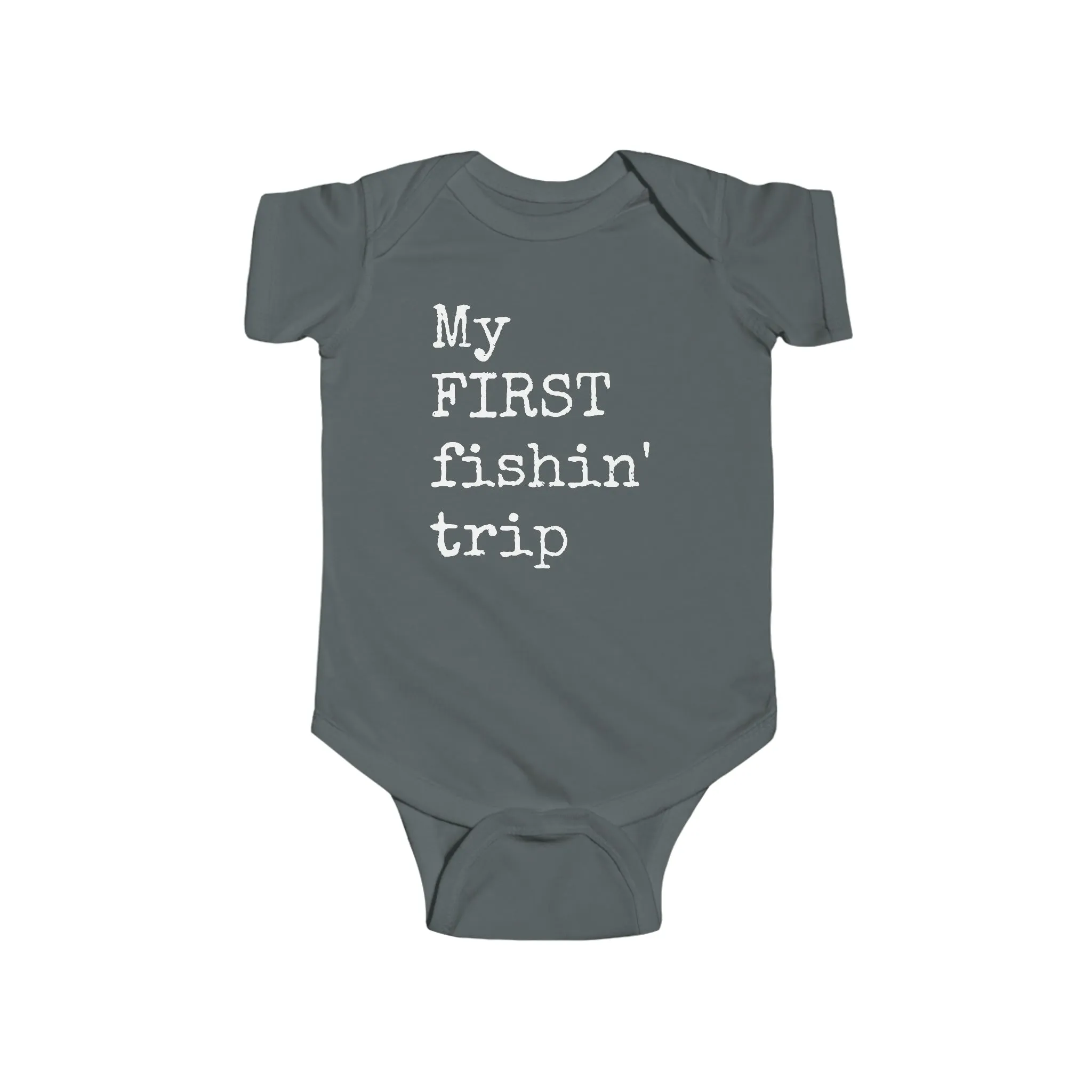 My First Fishin' Trip - Fishing - Infant Fine Jersey Bodysuit