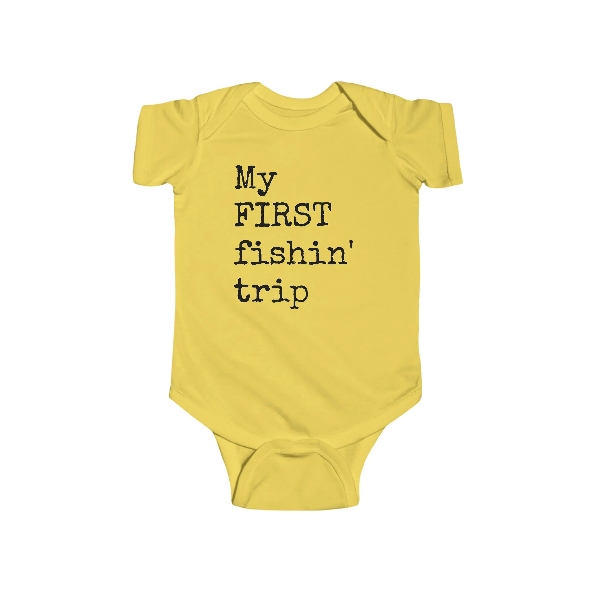 My First Fishin' Trip - Fishing - Infant Fine Jersey Bodysuit