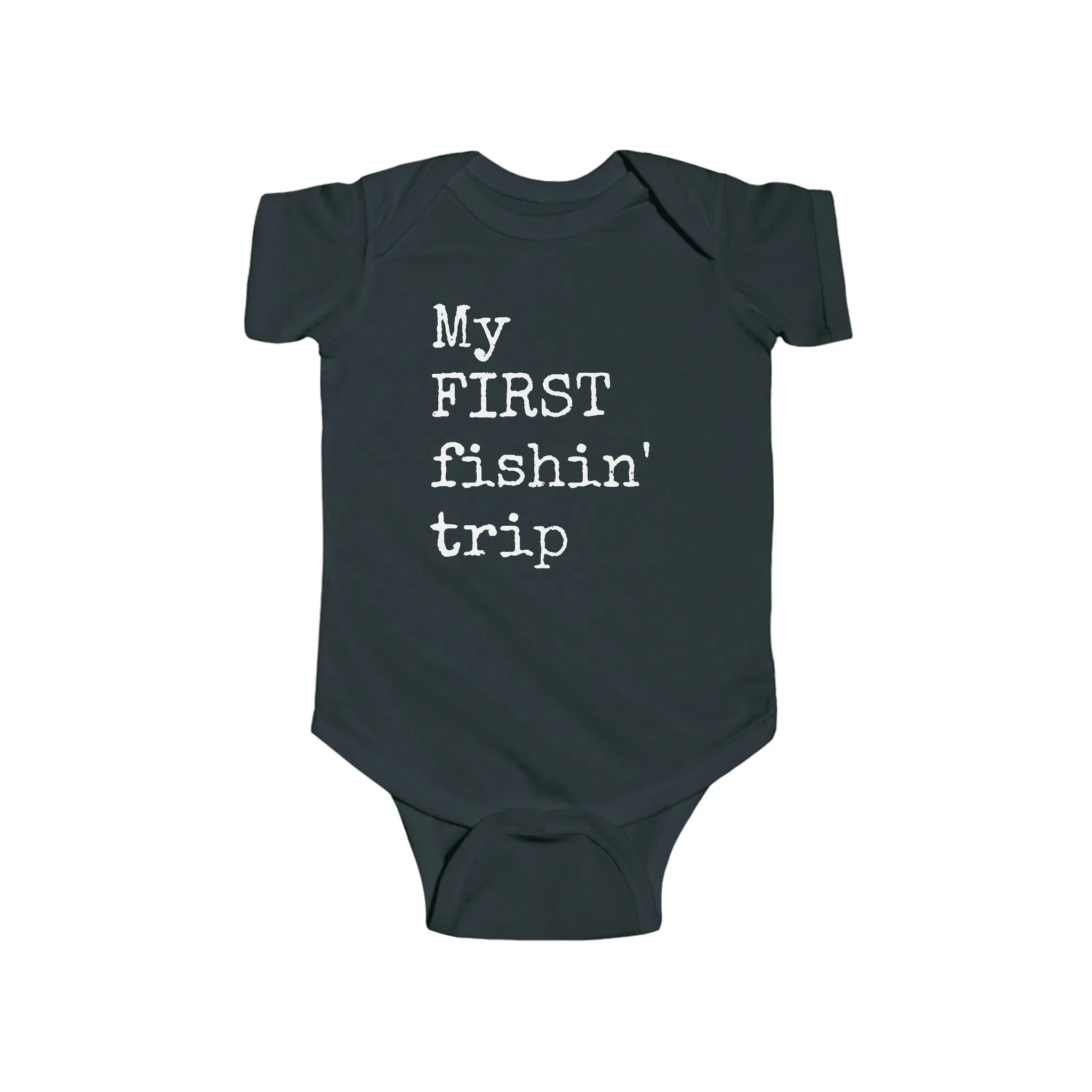 My First Fishin' Trip - Fishing - Infant Fine Jersey Bodysuit