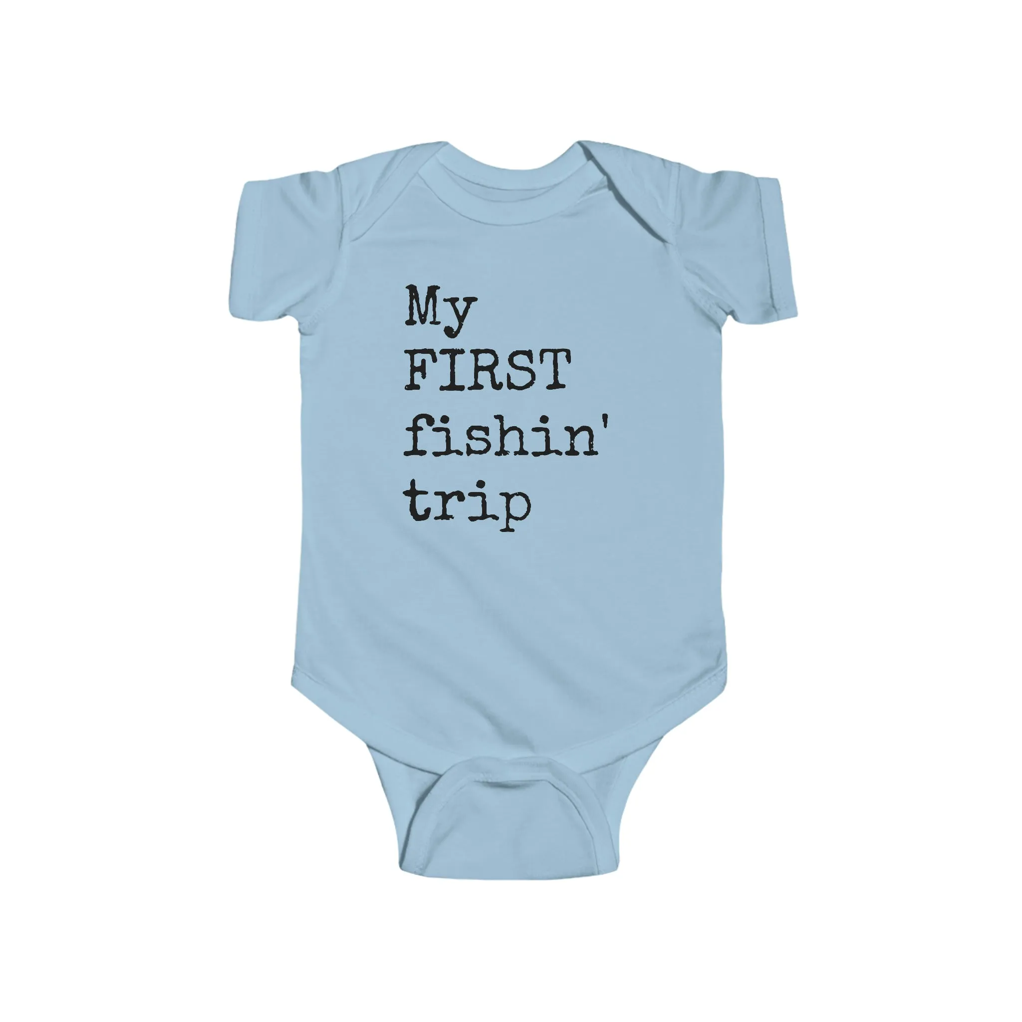 My First Fishin' Trip - Fishing - Infant Fine Jersey Bodysuit