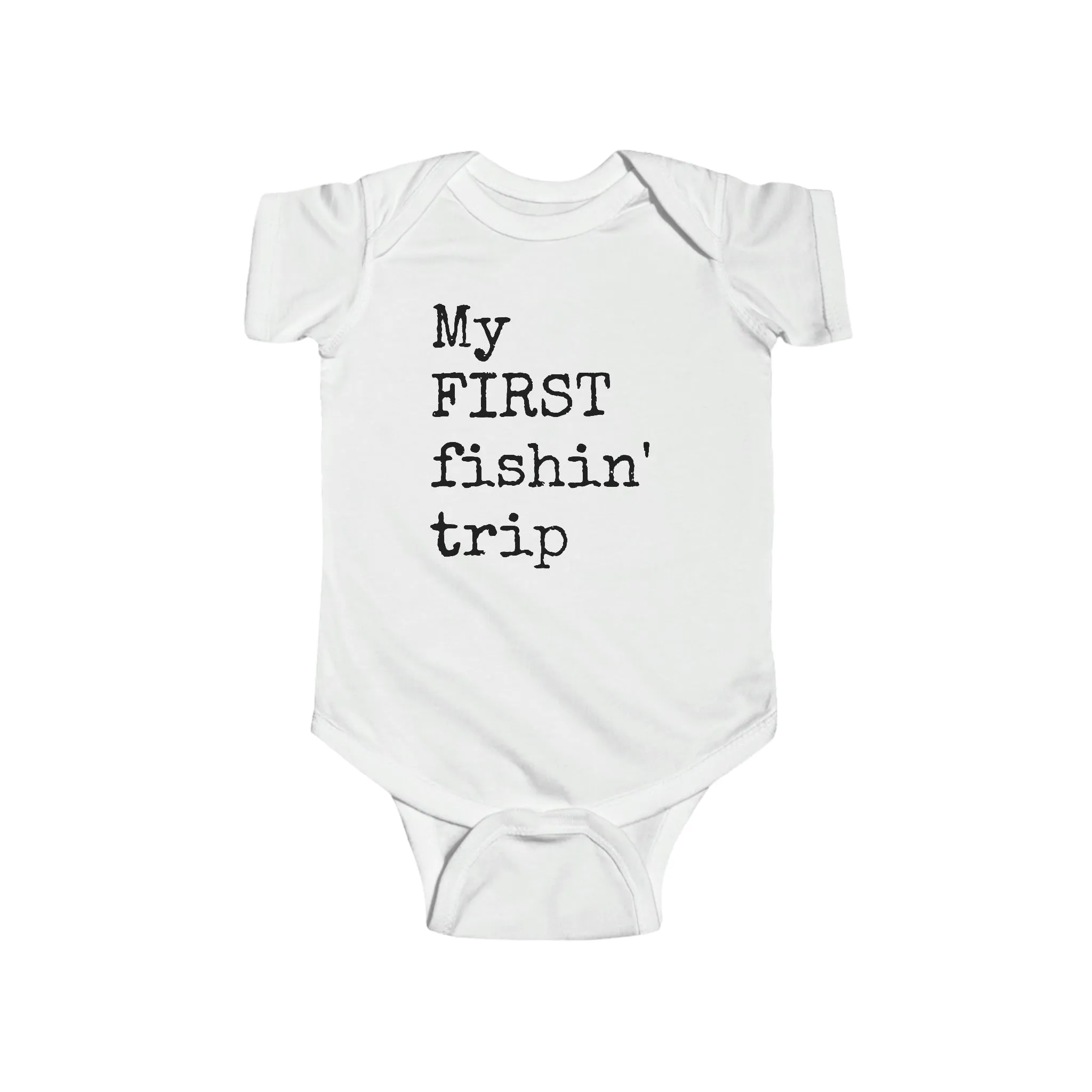 My First Fishin' Trip - Fishing - Infant Fine Jersey Bodysuit