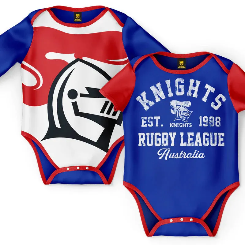 Newcastle Knights Bodysuit 2pc Gift Pack