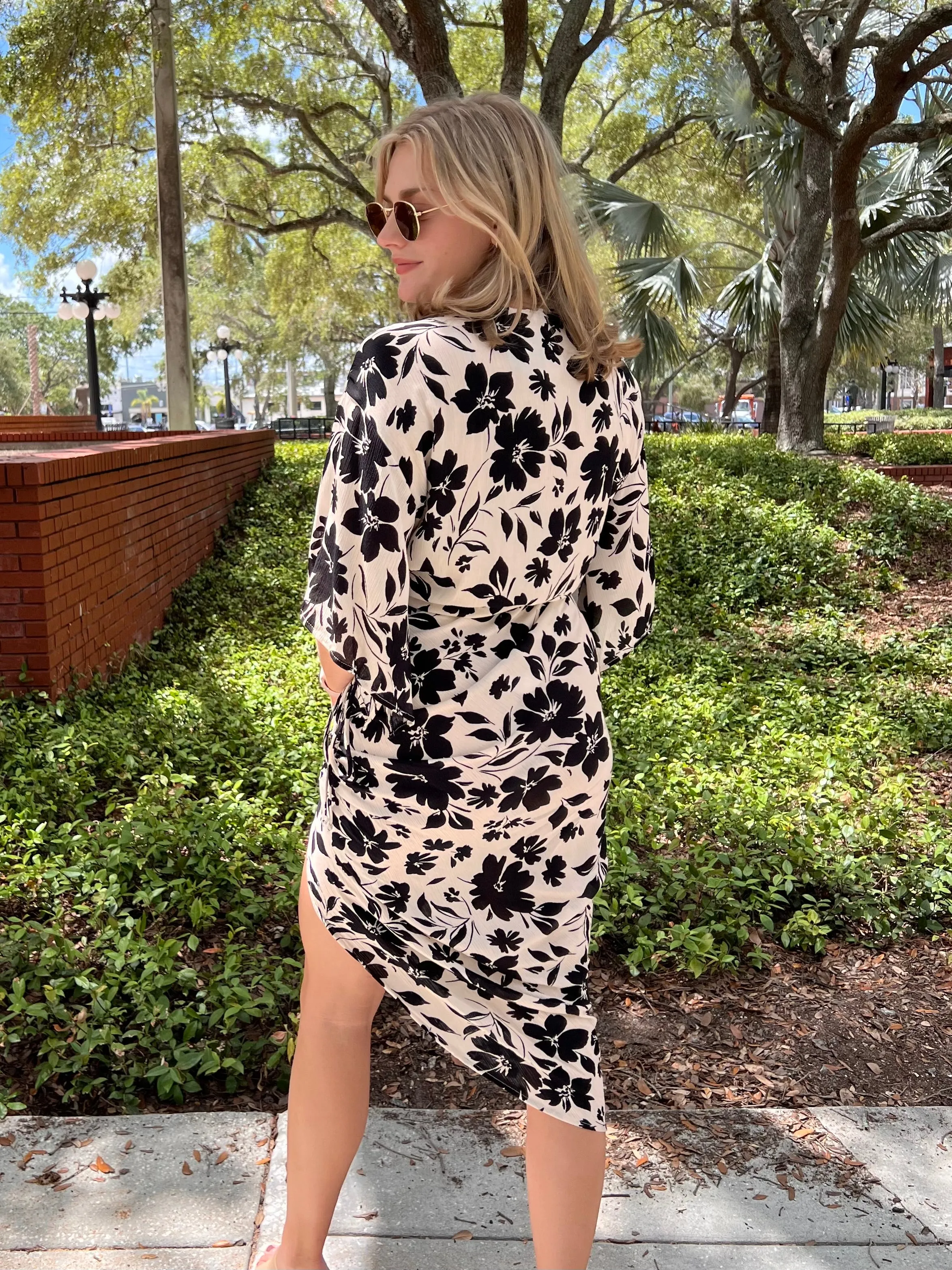 NOAH PRINTED SKIRT IN BLACK