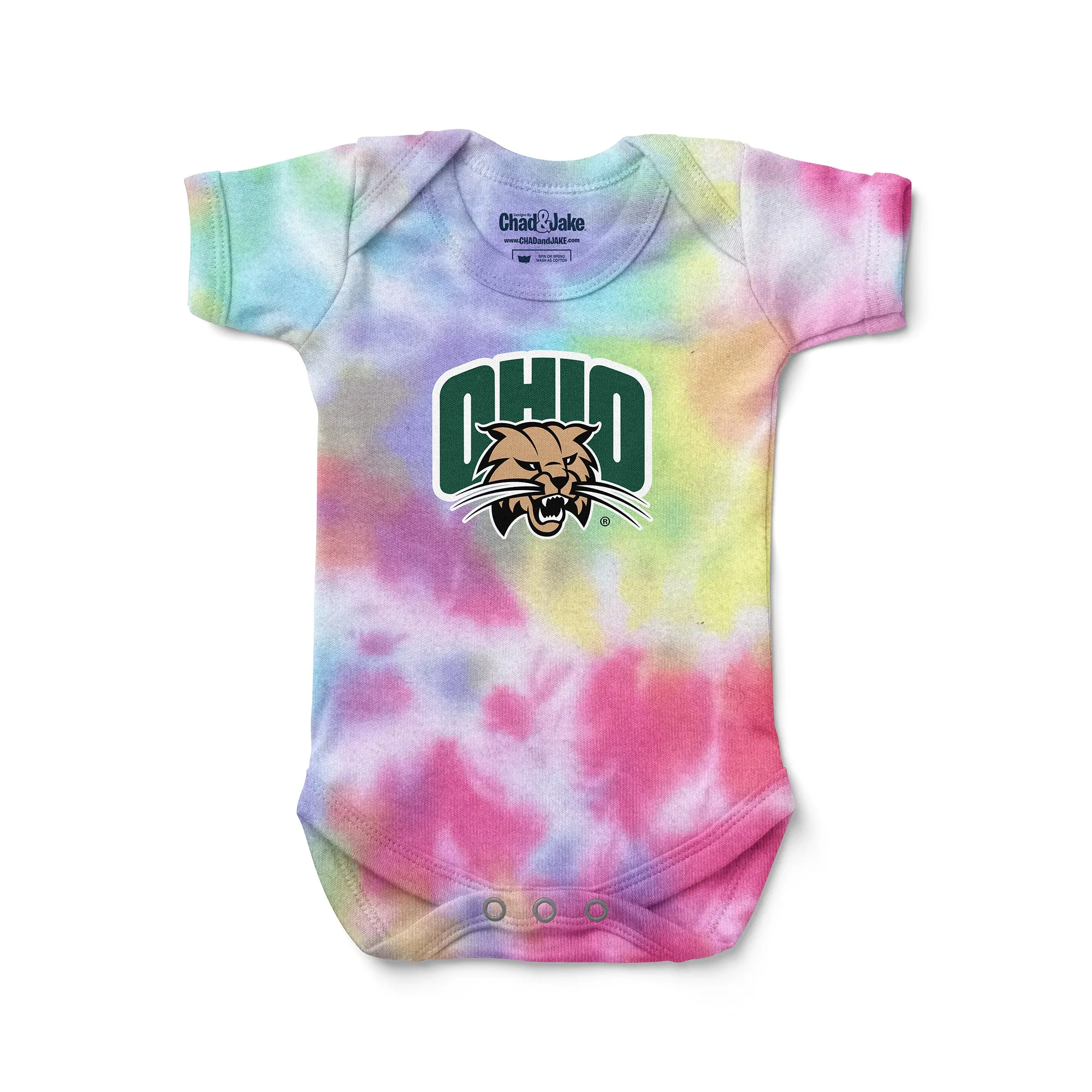 Ohio Bobcats Tie Dye Bodysuit