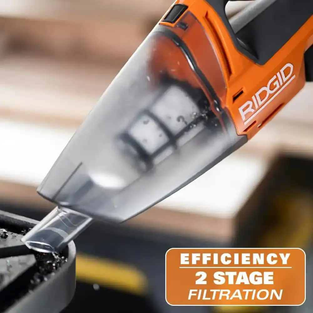 Open Box -  RIDGID 18V Cordless Hand Held Vacuum (Tool Only)