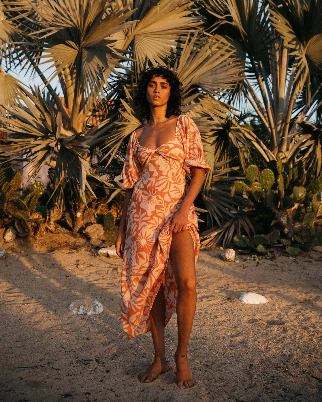 Paradise Cove 2 Dress - Dried Mango