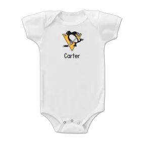 Personalized Pittsburgh Penguins Bodysuit