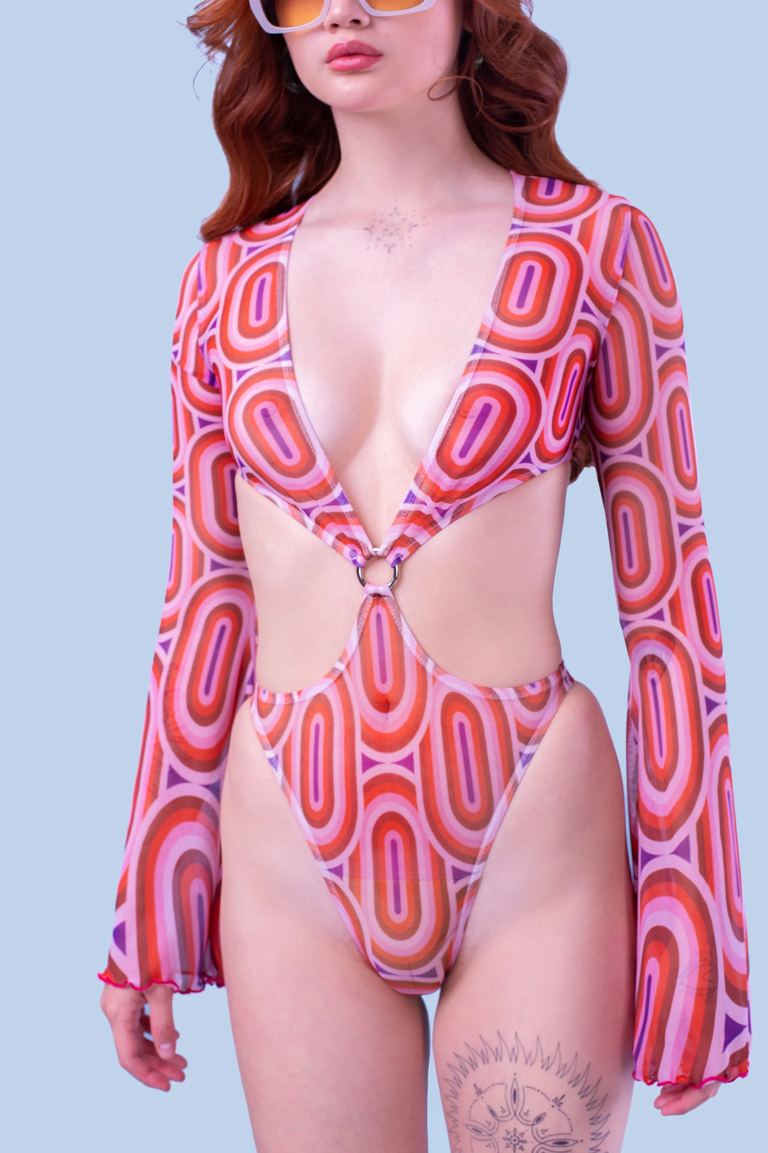 Pretty Odd Mesh Ring Bodysuit