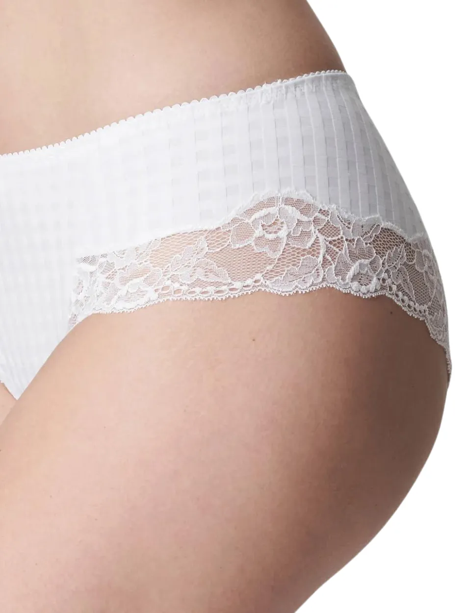 PrimaDonna Madison Hotpants, White | White Primadonna Pantys | Primadonna Hotpant briefs