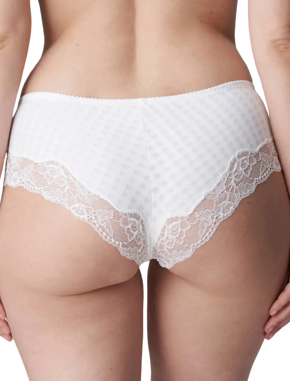 PrimaDonna Madison Hotpants, White | White Primadonna Pantys | Primadonna Hotpant briefs