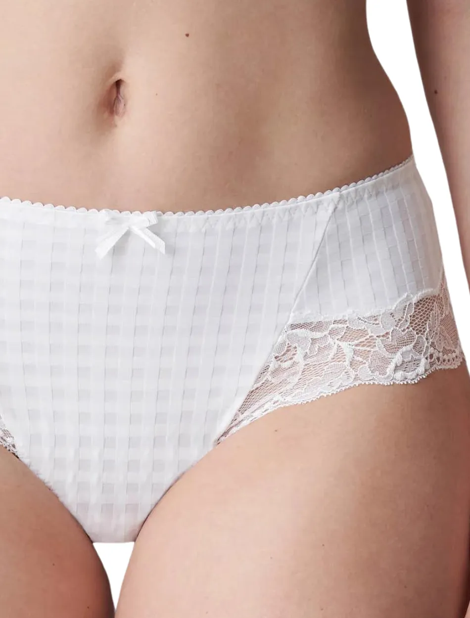 PrimaDonna Madison Hotpants, White | White Primadonna Pantys | Primadonna Hotpant briefs