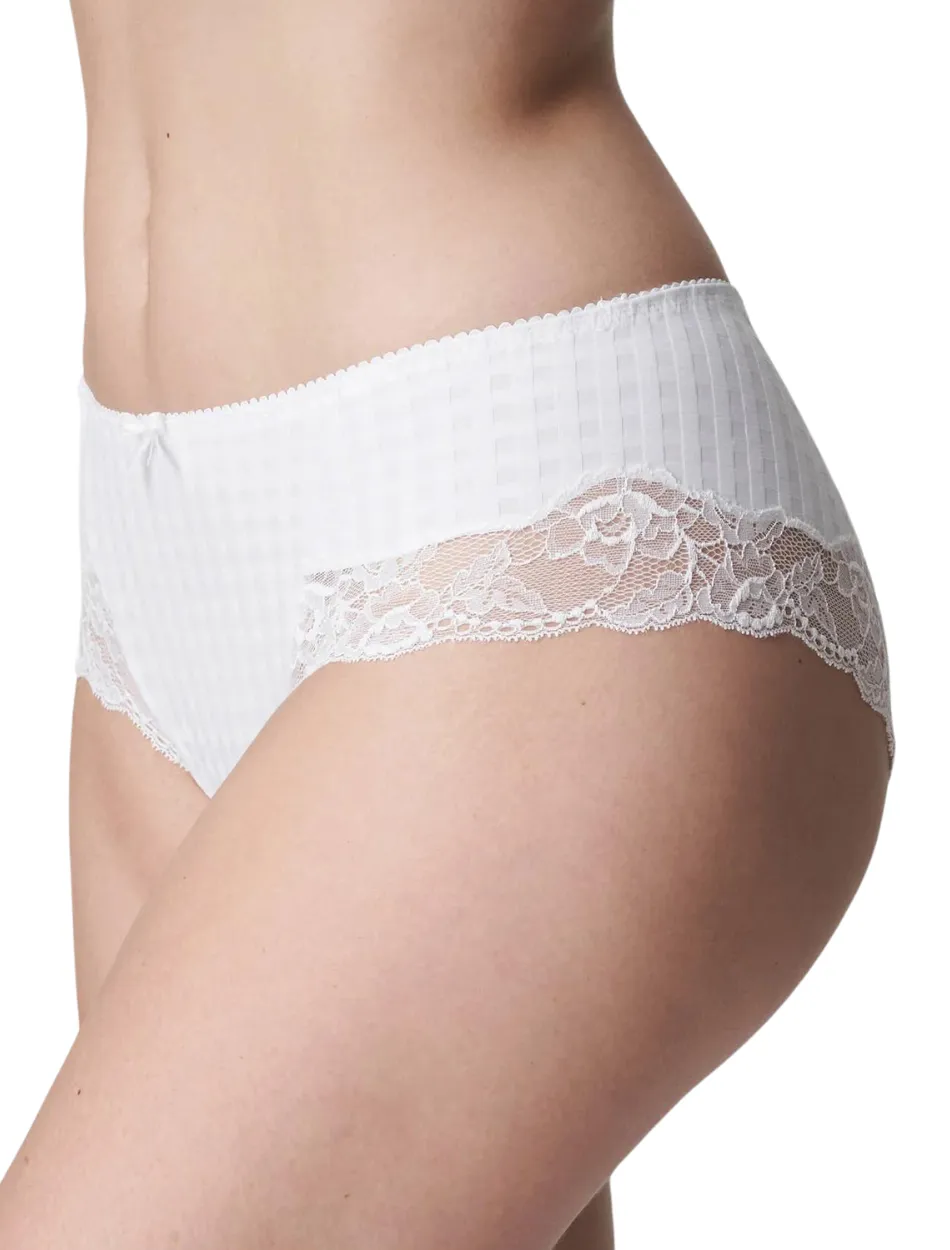PrimaDonna Madison Hotpants, White | White Primadonna Pantys | Primadonna Hotpant briefs