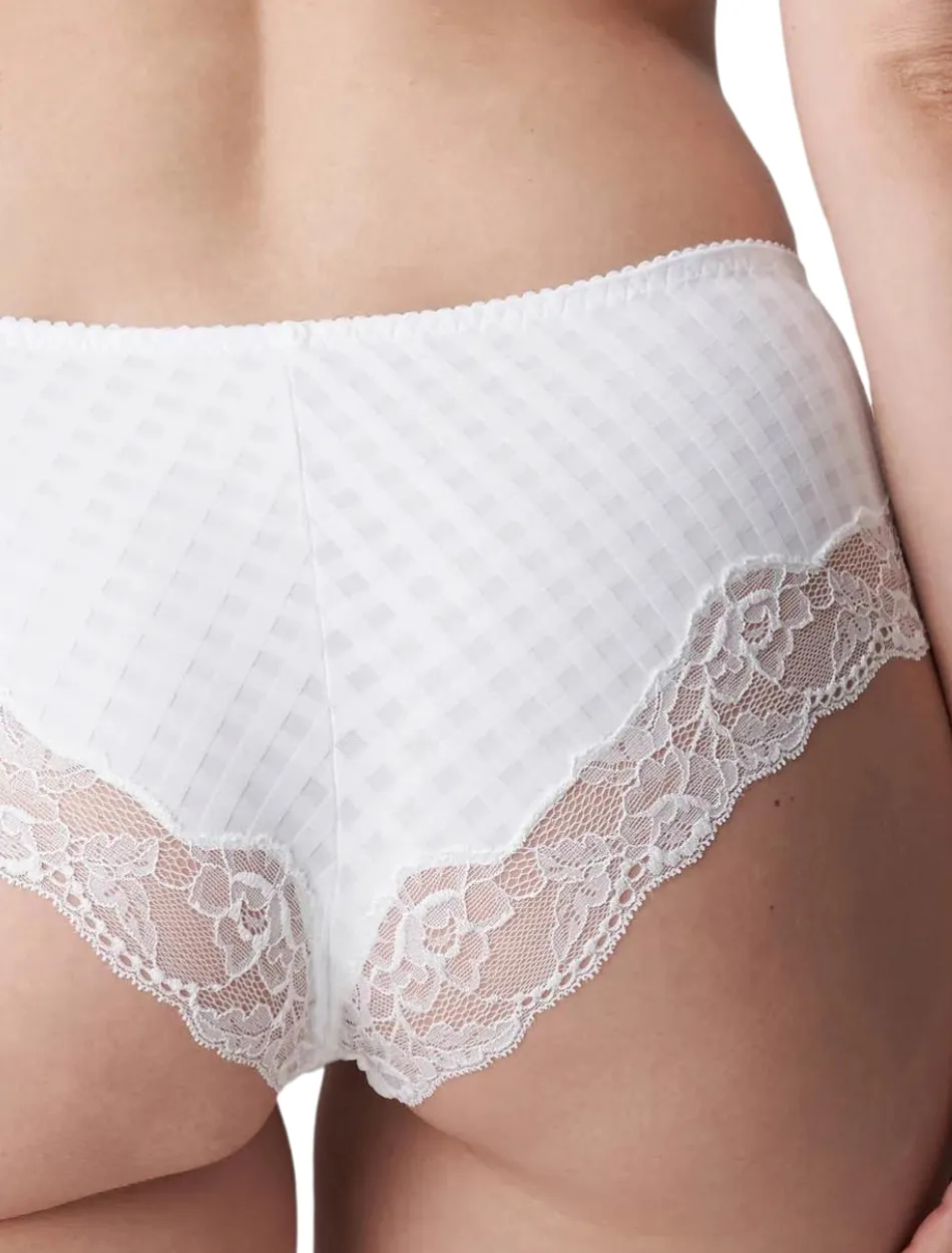 PrimaDonna Madison Hotpants, White | White Primadonna Pantys | Primadonna Hotpant briefs