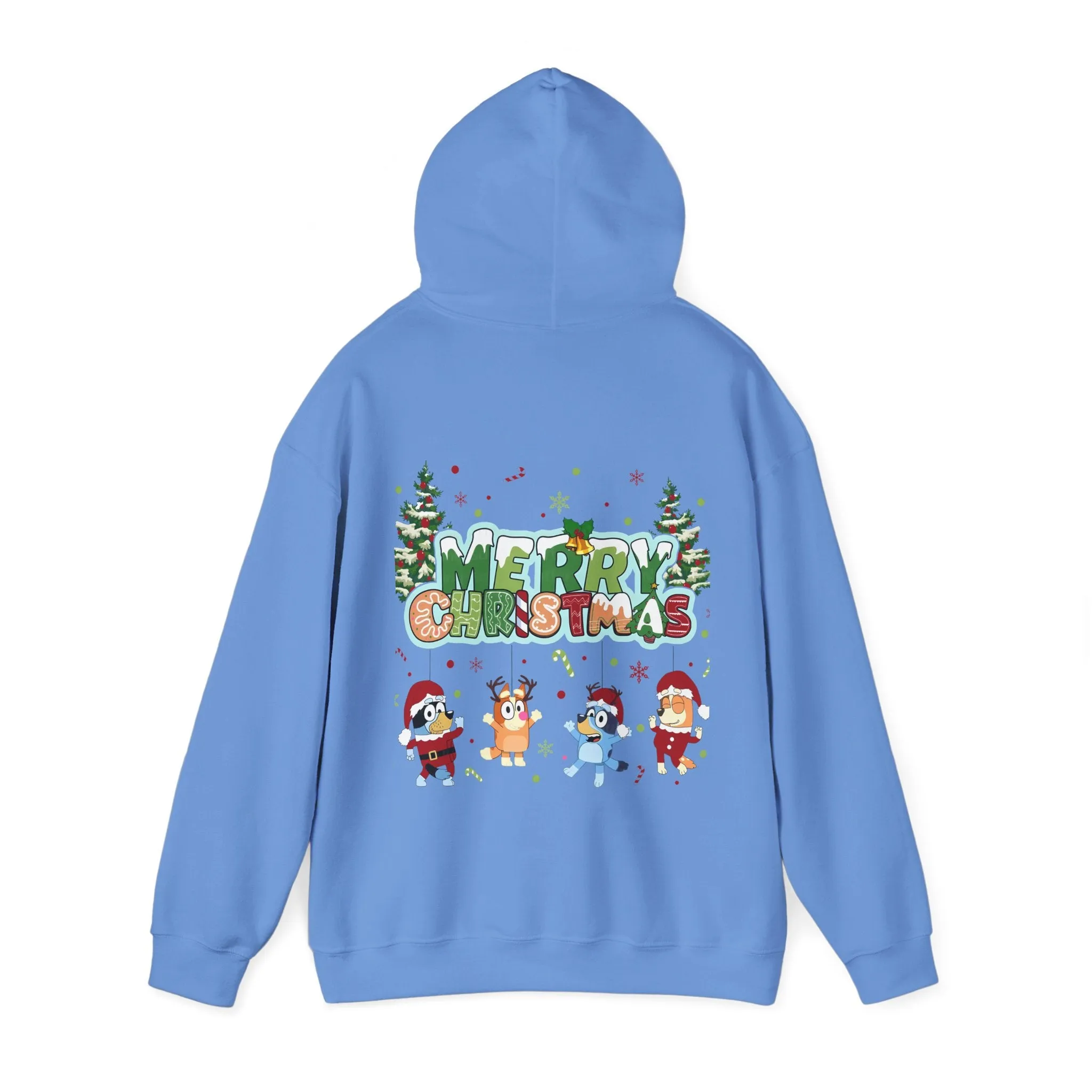 Princess Grace Merry Christmas Hooded Sweatshirt for Holiday Cheer