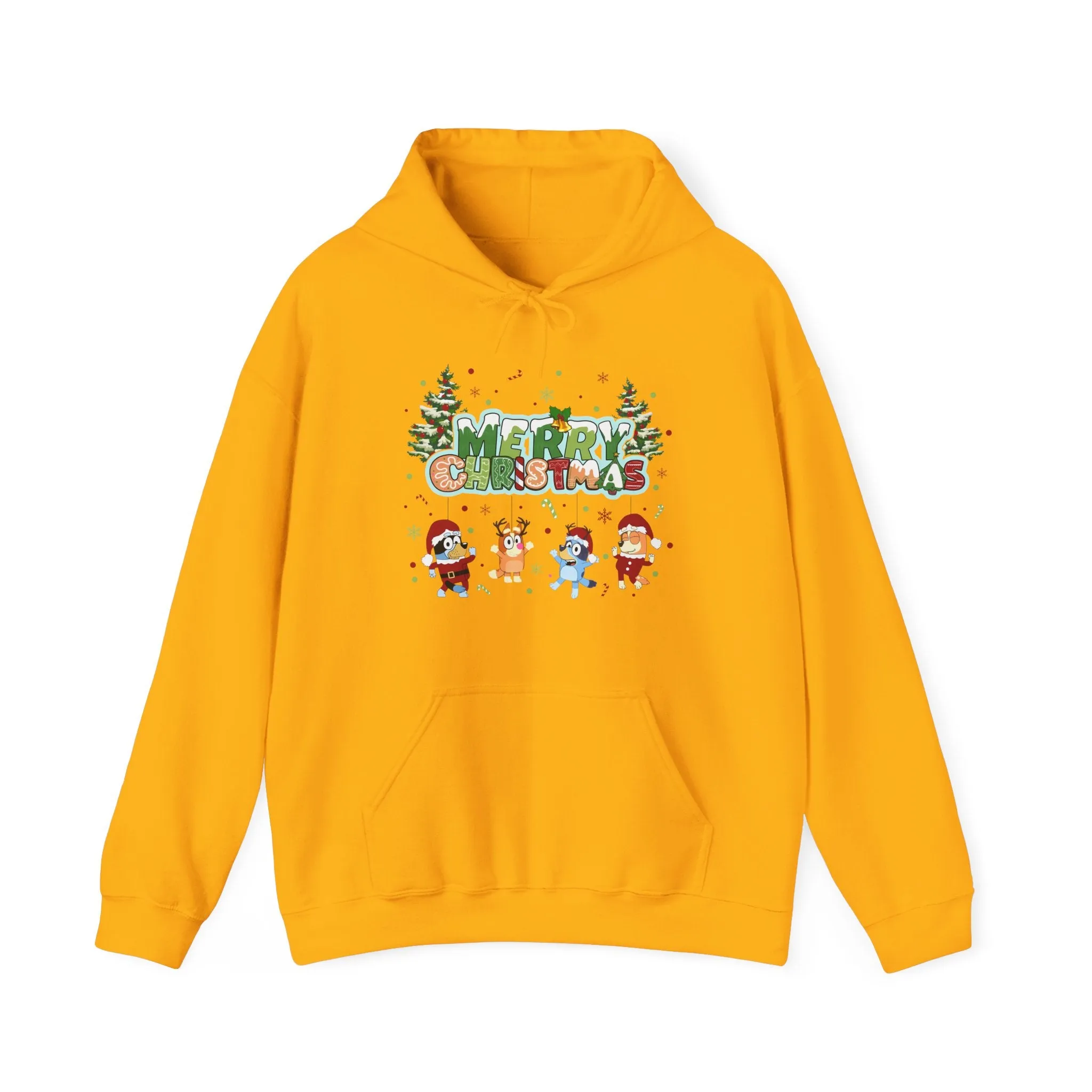 Princess Grace Merry Christmas Hooded Sweatshirt for Holiday Cheer