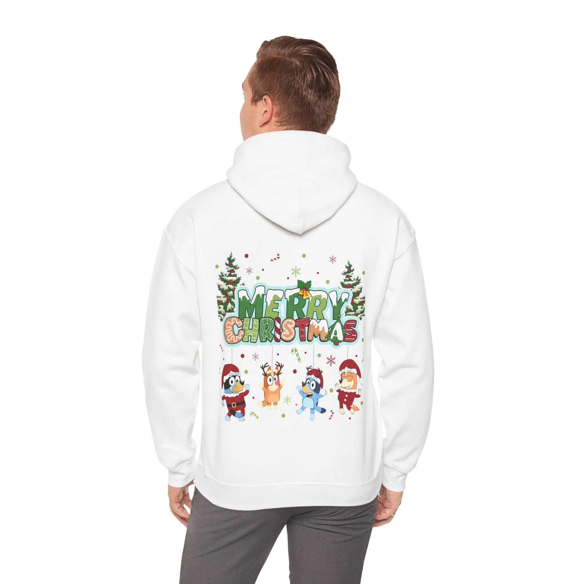 Princess Grace Merry Christmas Hooded Sweatshirt for Holiday Cheer