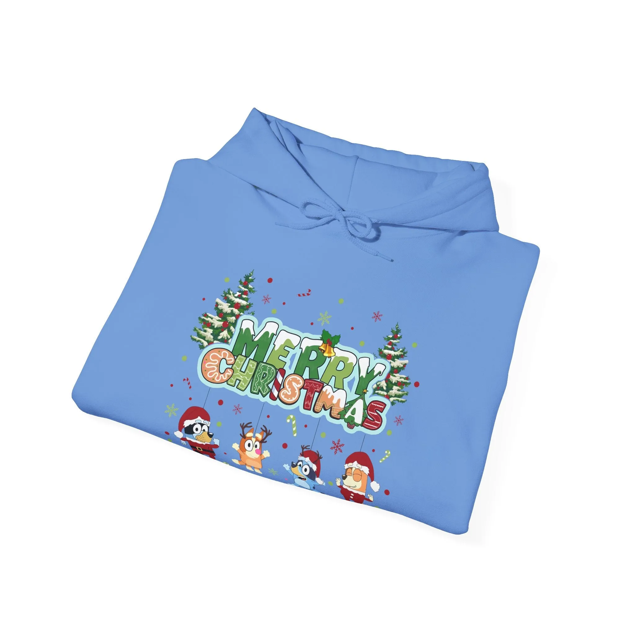Princess Grace Merry Christmas Hooded Sweatshirt for Holiday Cheer