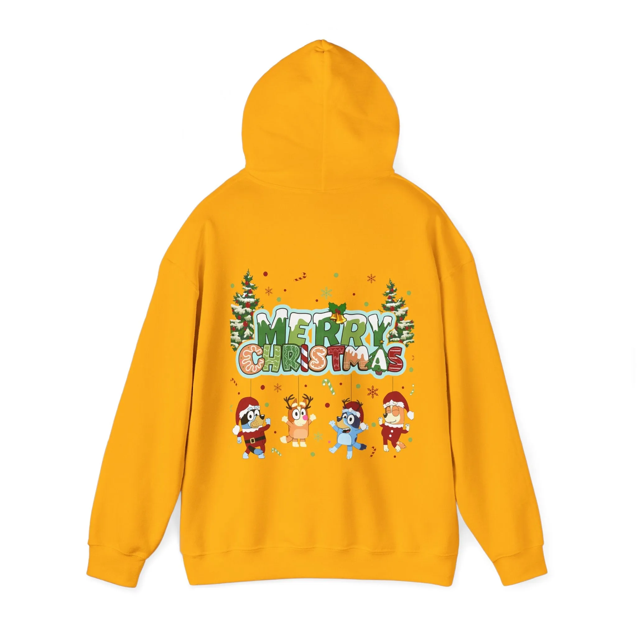 Princess Grace Merry Christmas Hooded Sweatshirt for Holiday Cheer