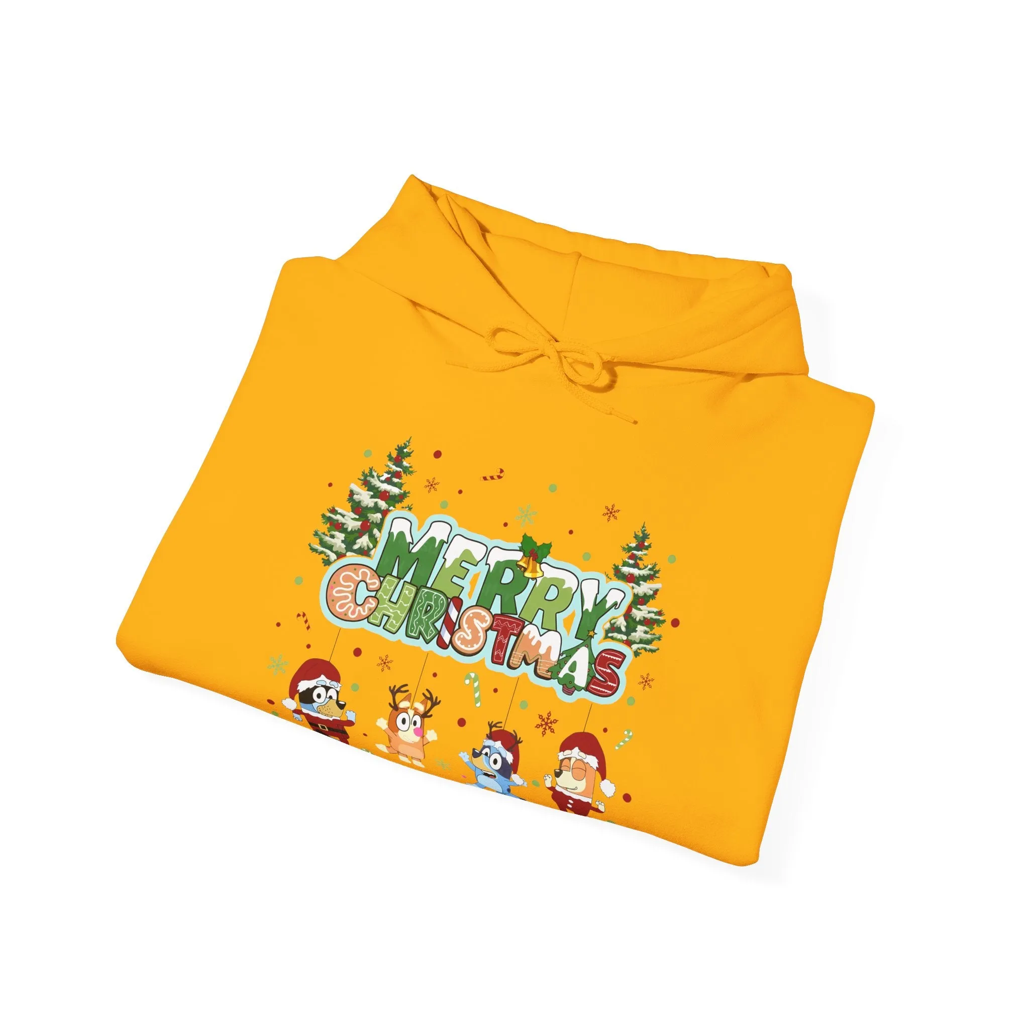 Princess Grace Merry Christmas Hooded Sweatshirt for Holiday Cheer