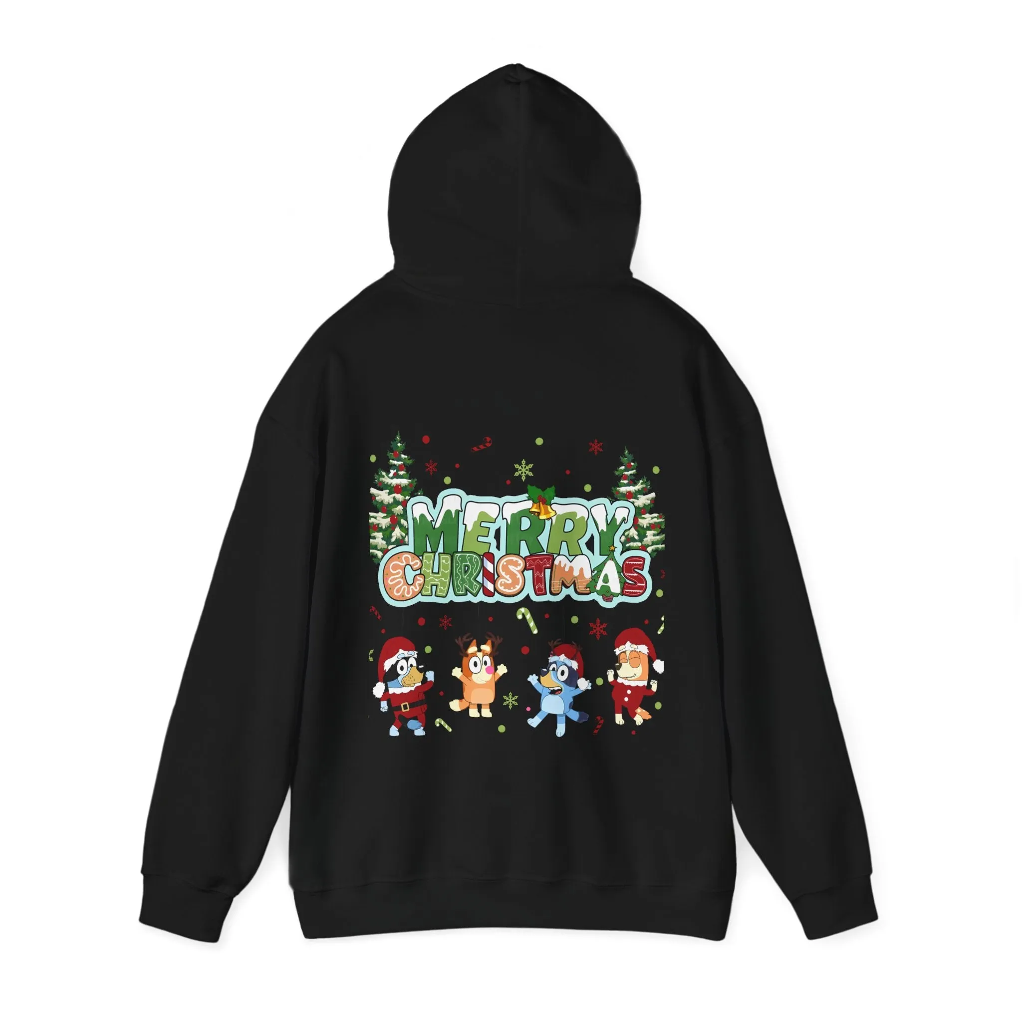 Princess Grace Merry Christmas Hooded Sweatshirt for Holiday Cheer