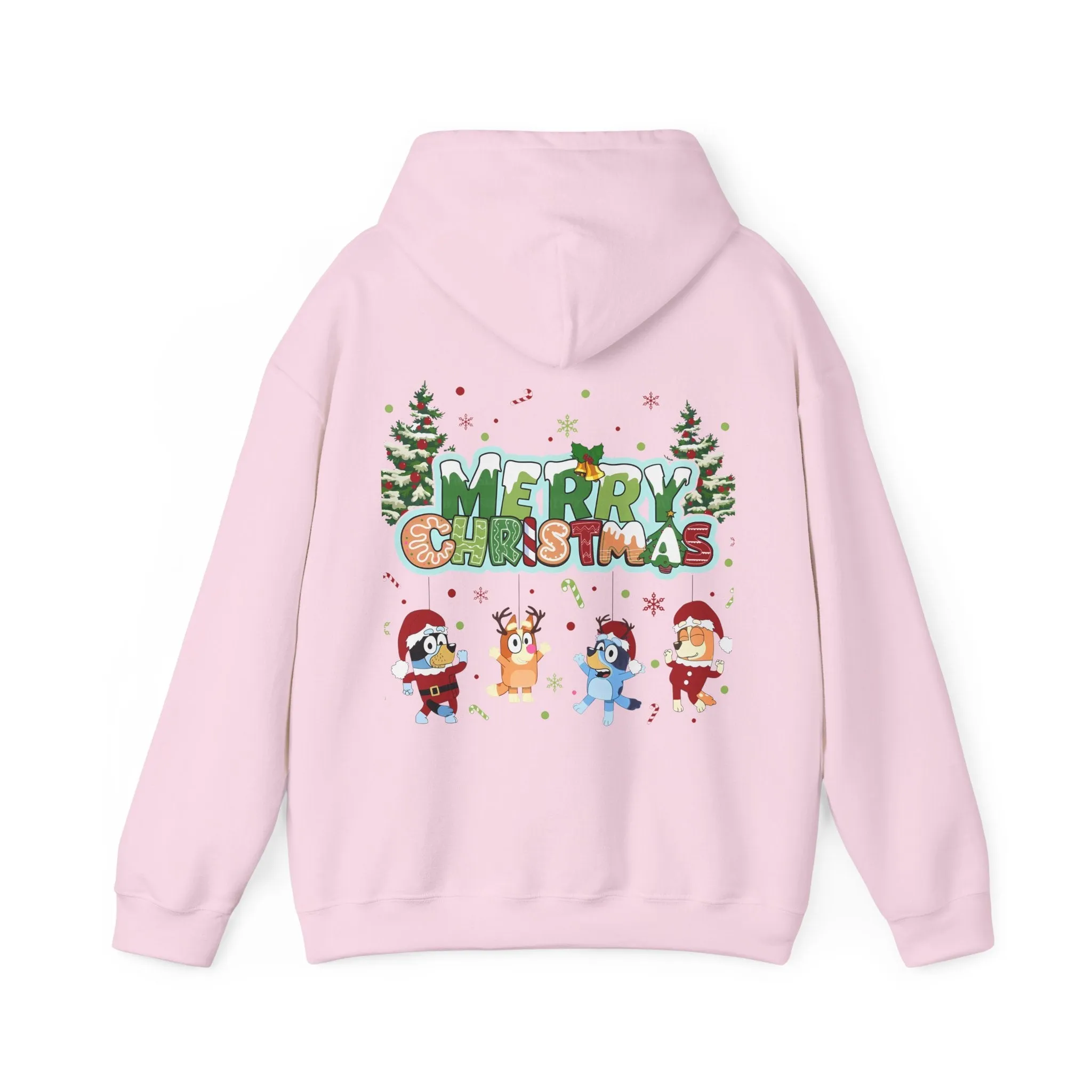 Princess Grace Merry Christmas Hooded Sweatshirt for Holiday Cheer