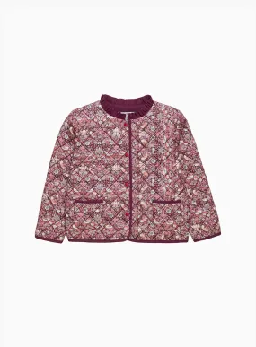 Quilted Strawberry Thief Jacket