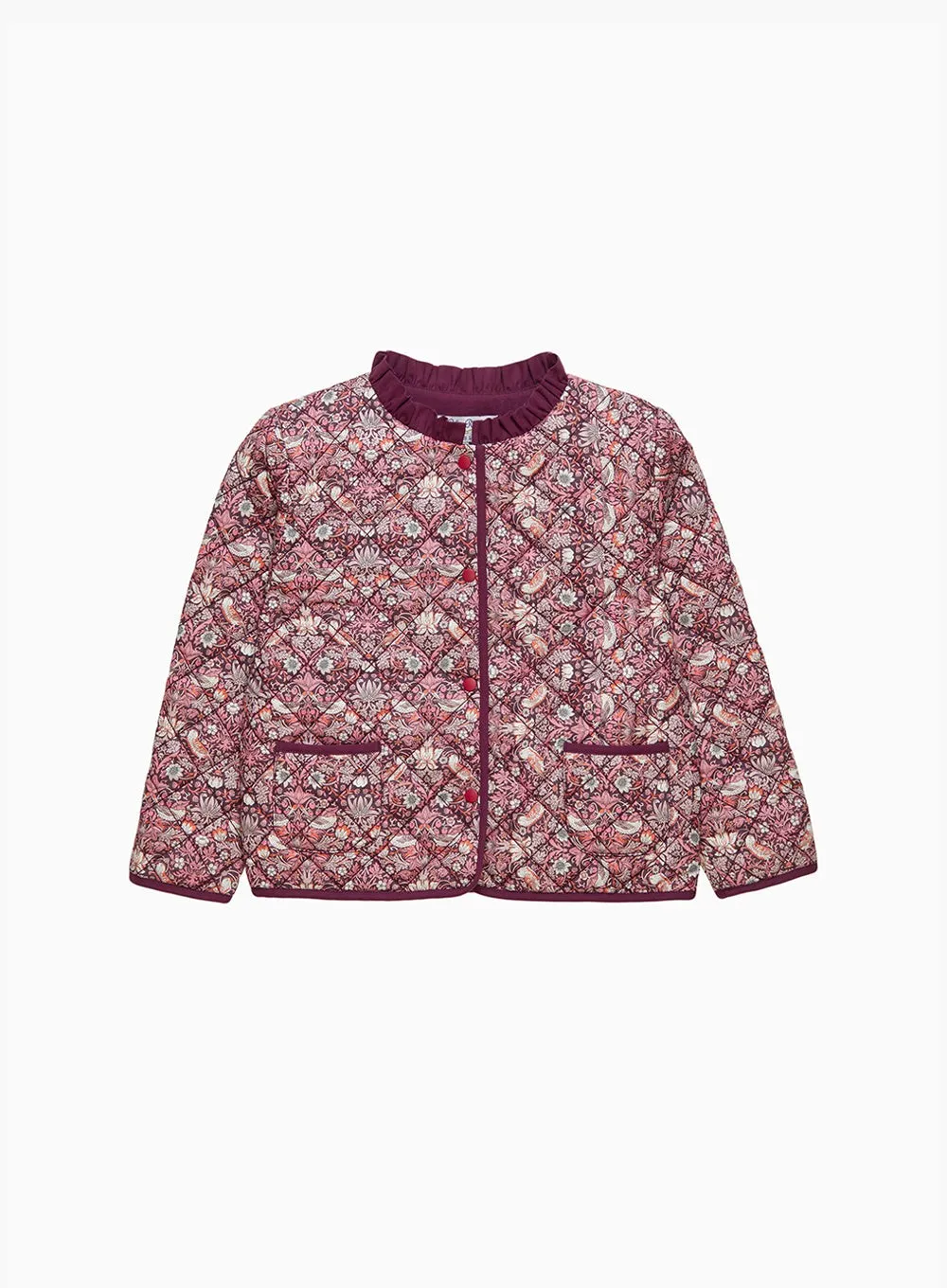 Quilted Strawberry Thief Jacket