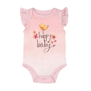 "Happy Baby" Cotton Onesie