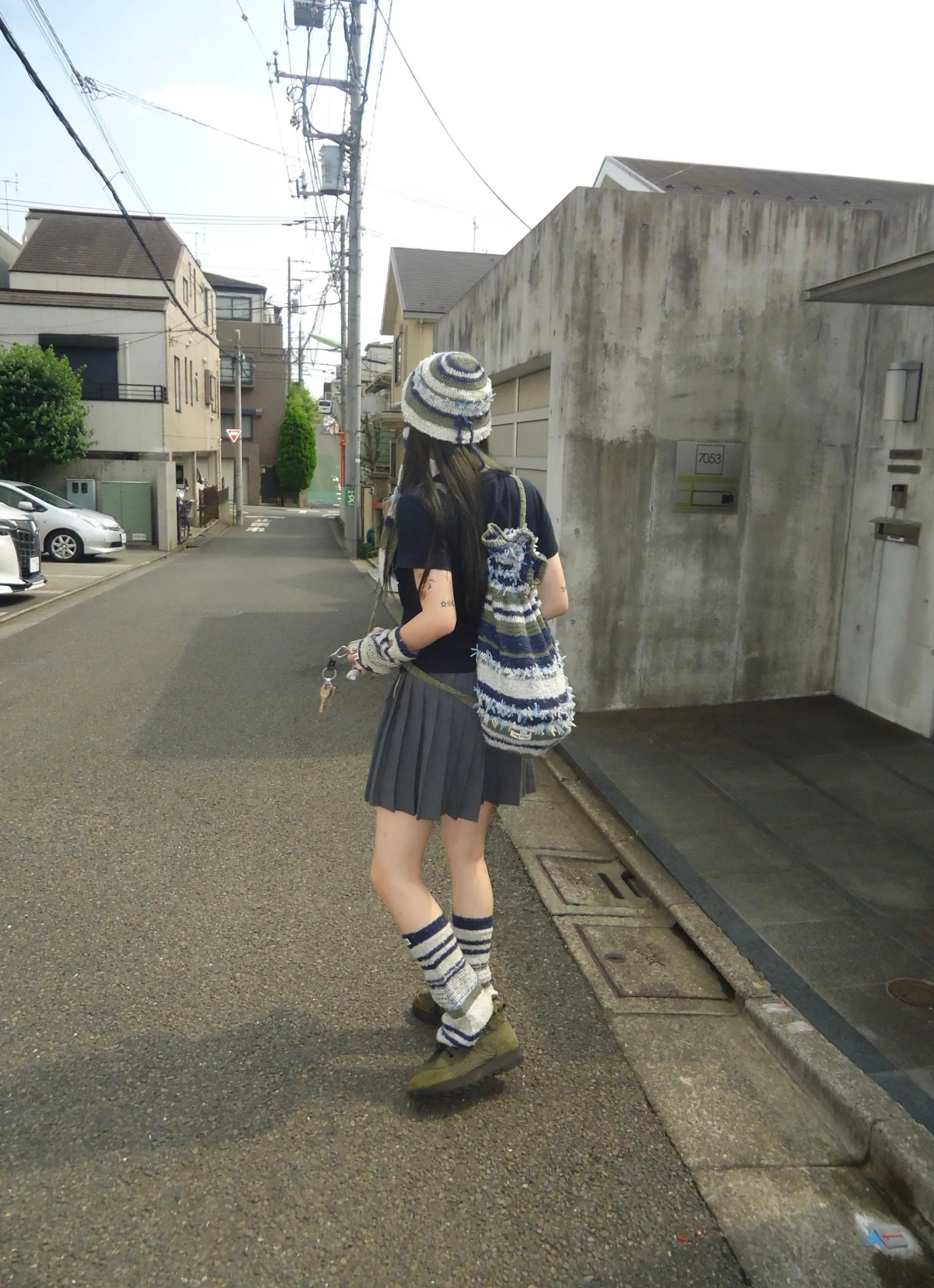 ragmou handmade cloche knit hat