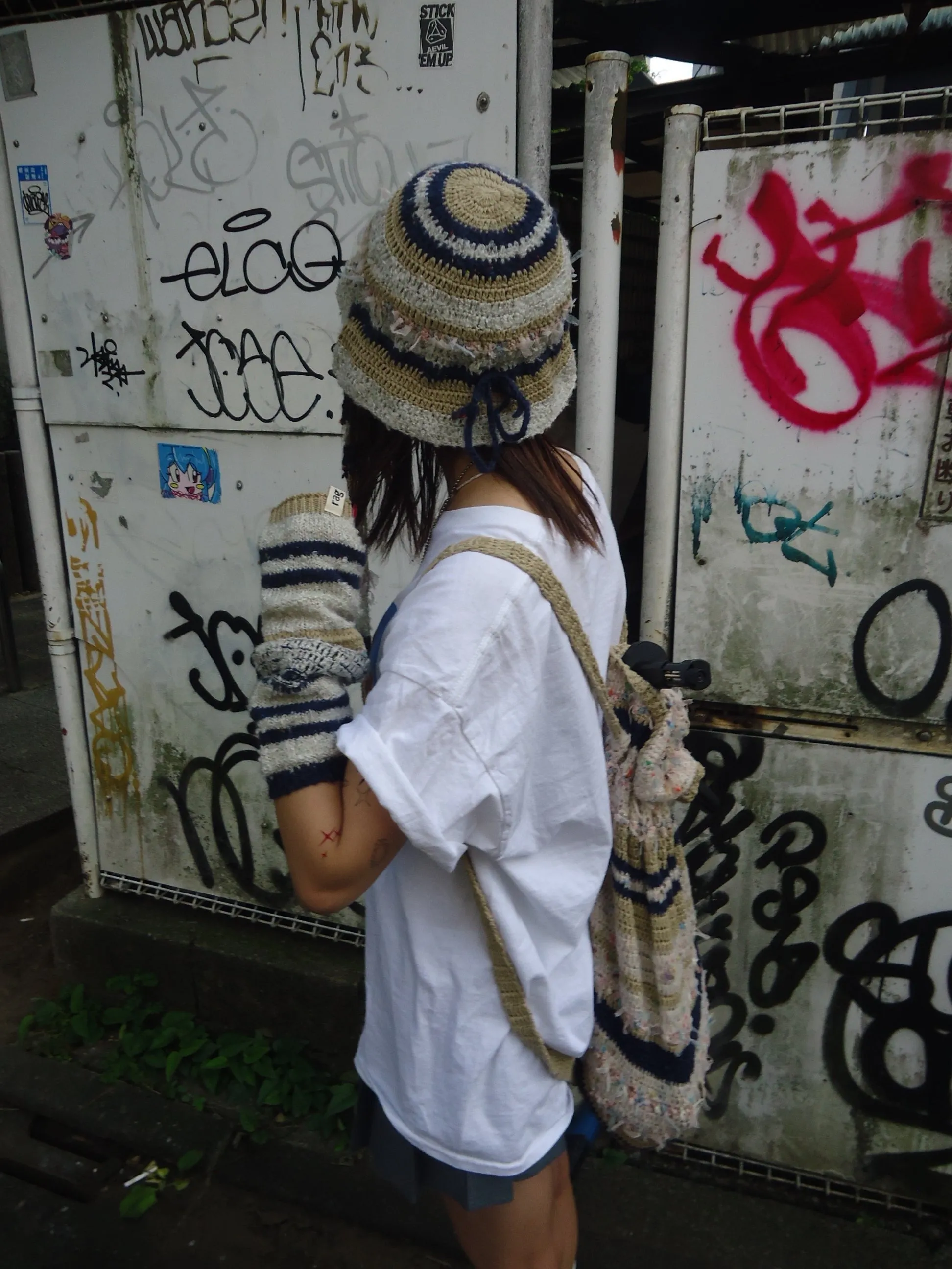 ragmou handmade cloche knit hat