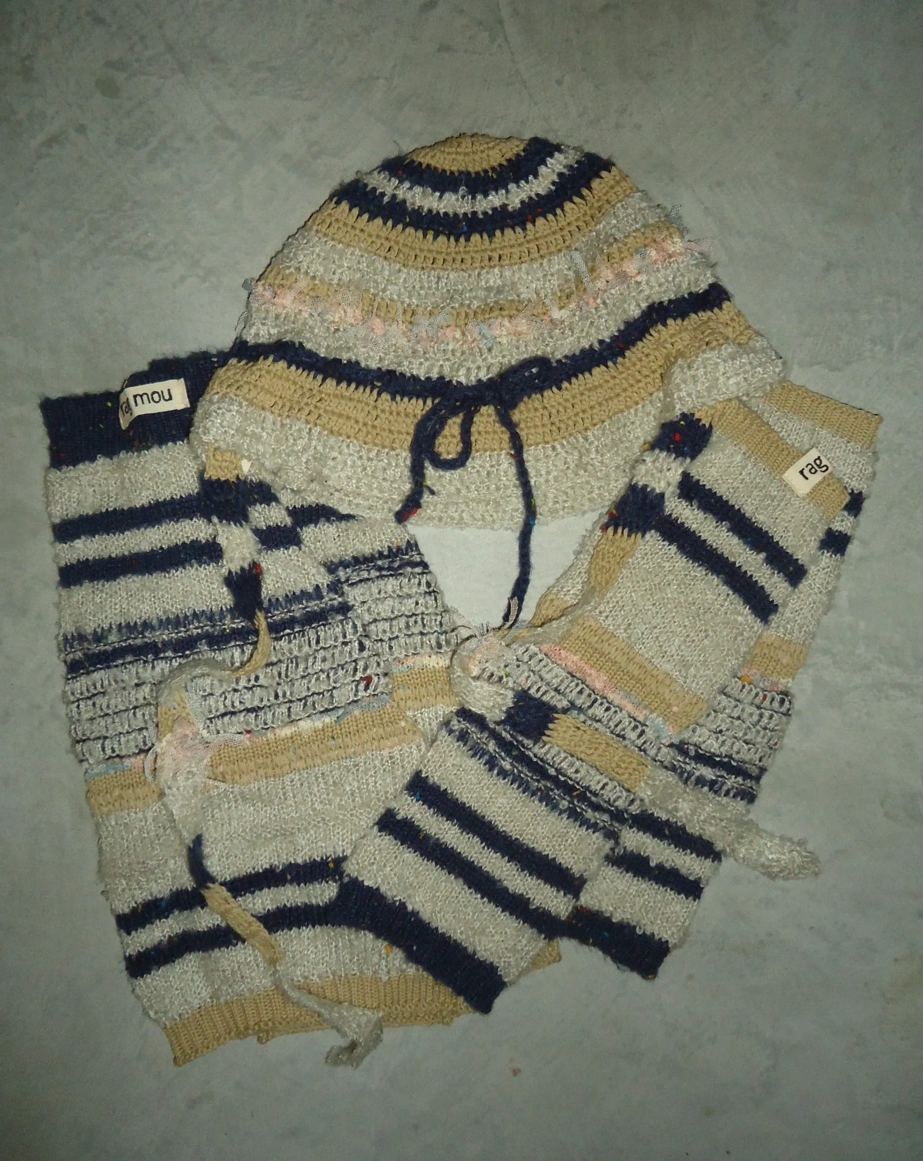 ragmou handmade cloche knit hat