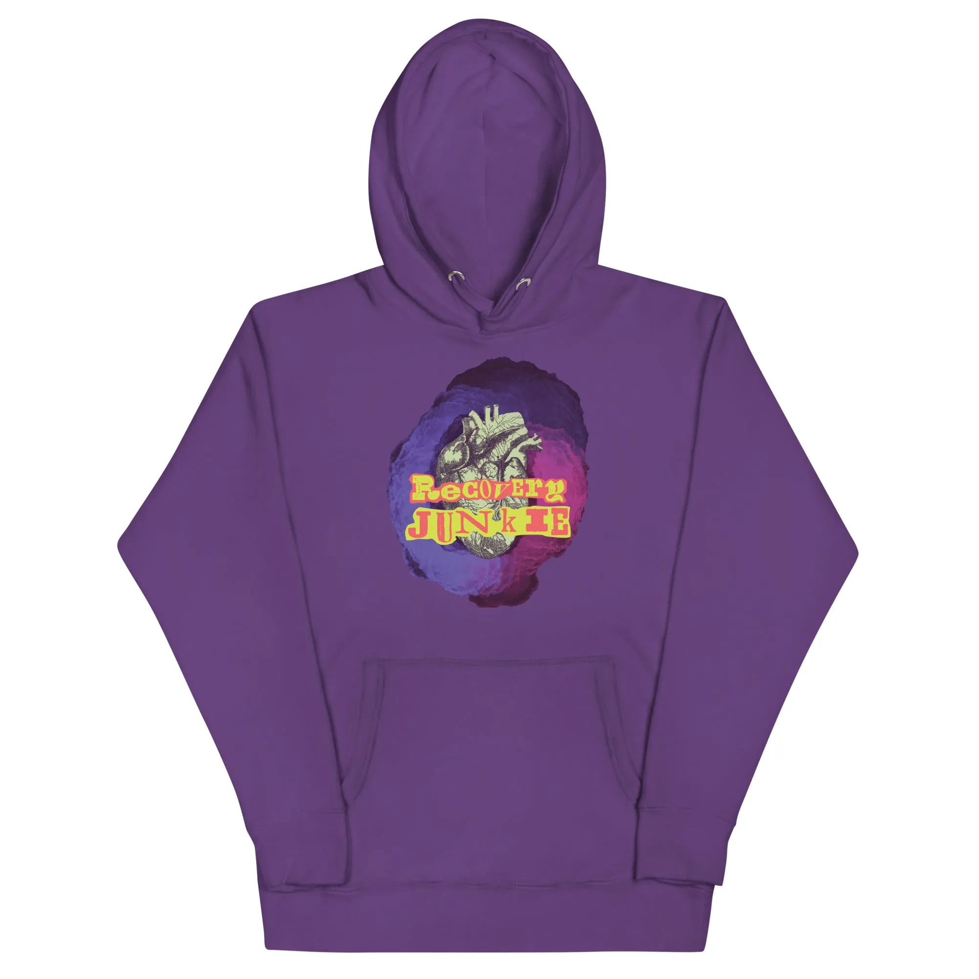 Recovery Junkie Bleeding Heart - Unisex Hoodie