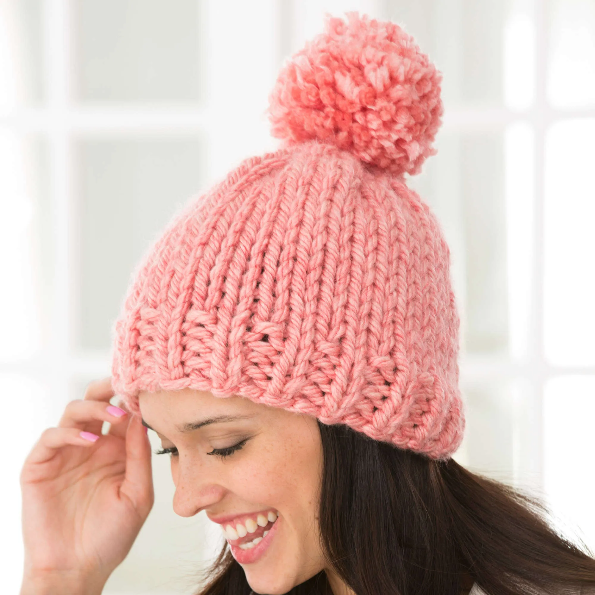 Red Heart Knit Create Some Charm Hat