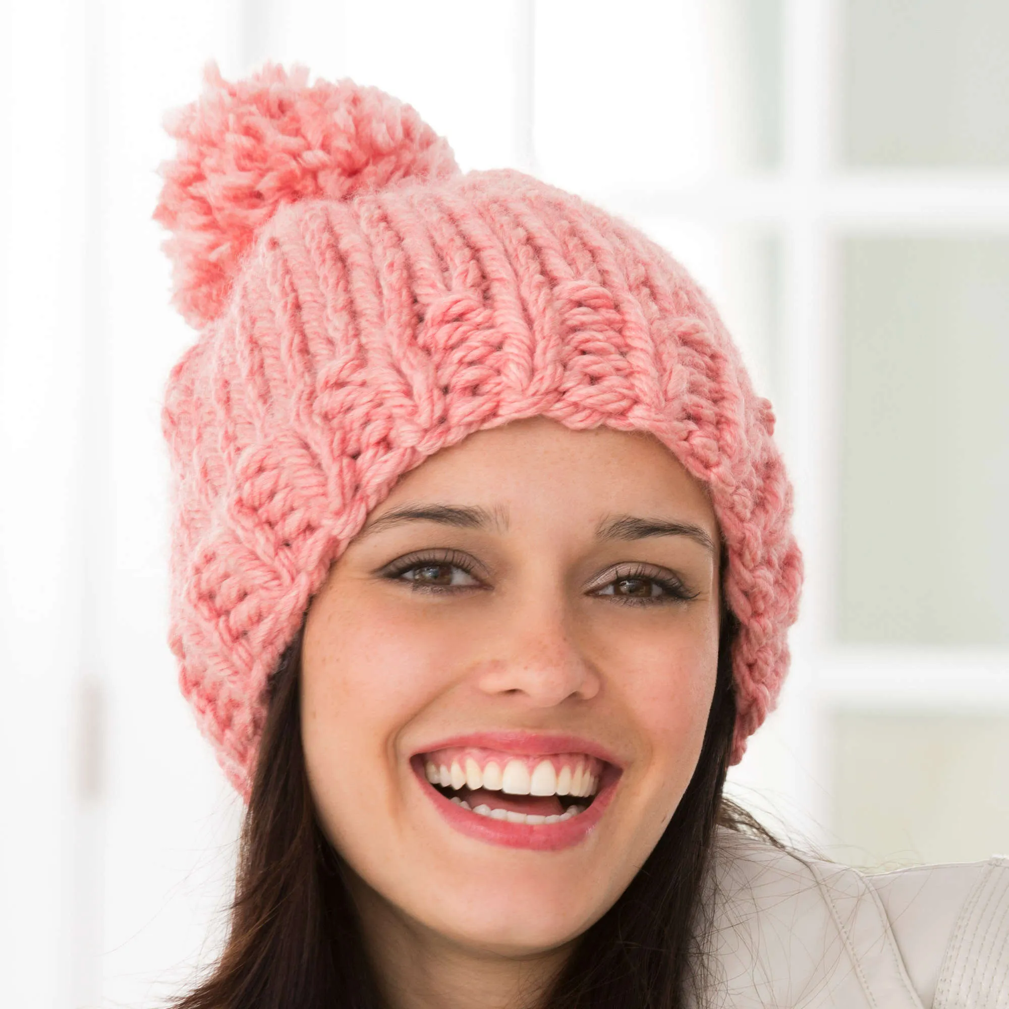 Red Heart Knit Create Some Charm Hat