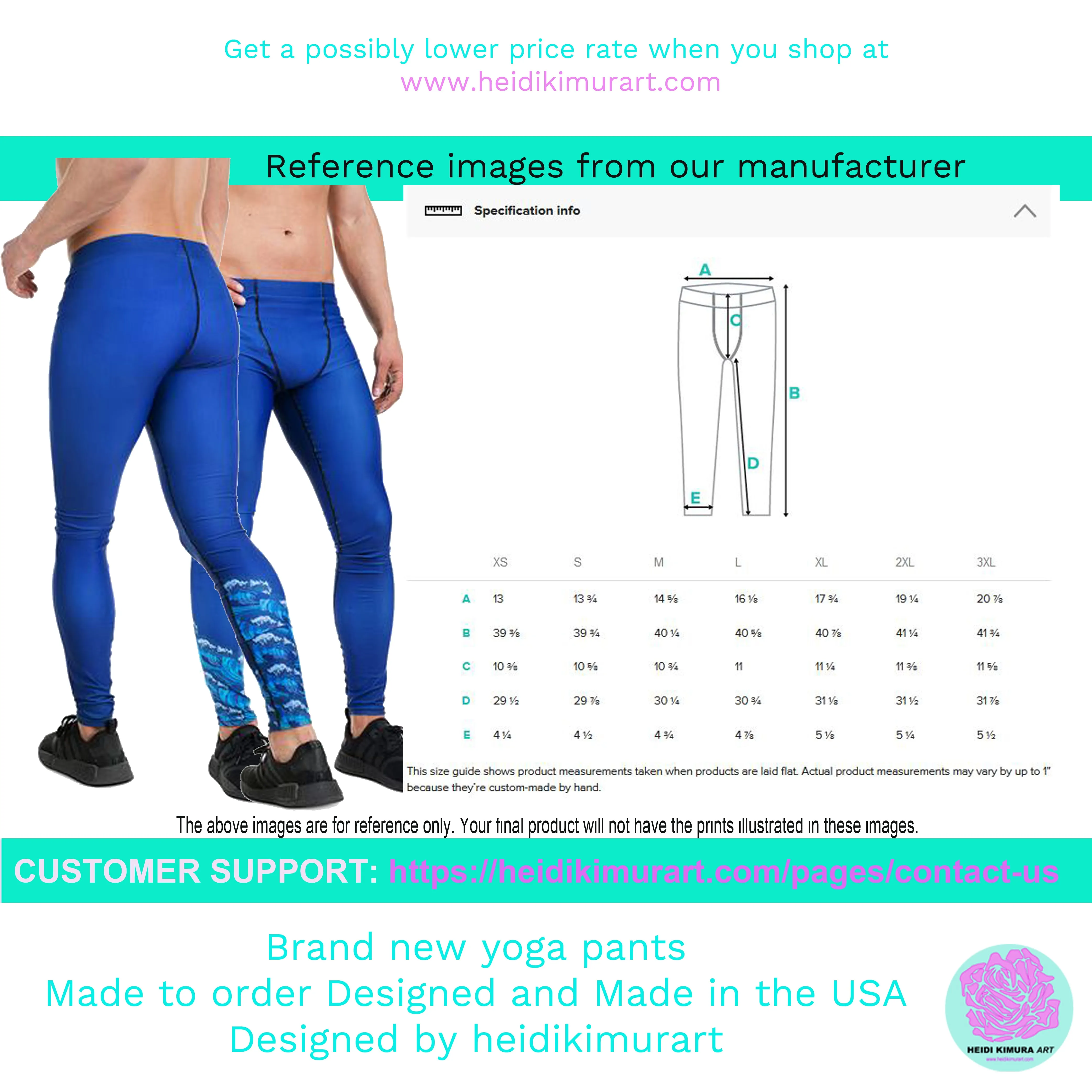 Red Solid Color Men's Leggings, Modern Meggings Compression Run Tights-Made in USA/EU
