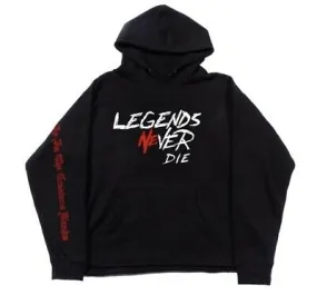 REVENGE x JUICE WRLD "LEGENDS NEVER DIE" HOODIE BLACK