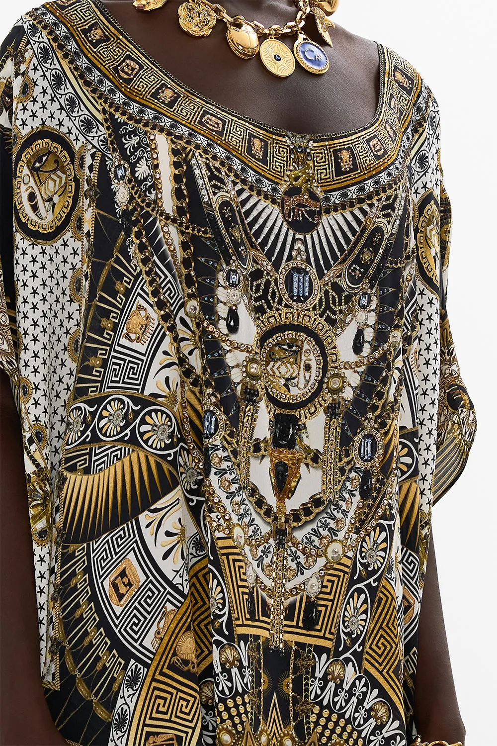 ROUND NECK KAFTAN TEMPLES OF DENDARA